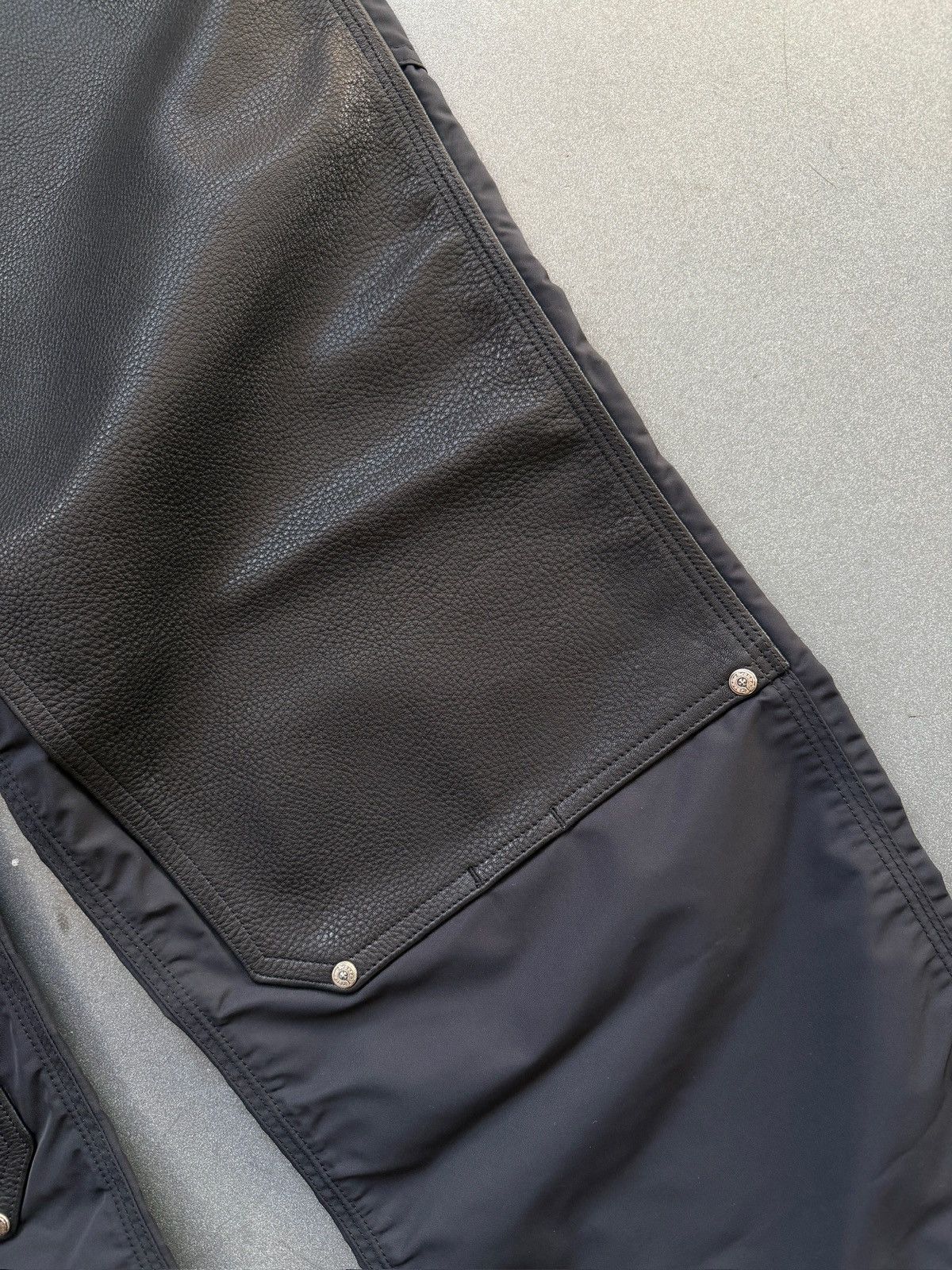 Chrome Hearts Chrome Hearts Carpenter Double Knee Nylon/Leather Pants Size US 36 / EU 52 - 7 Thumbnail