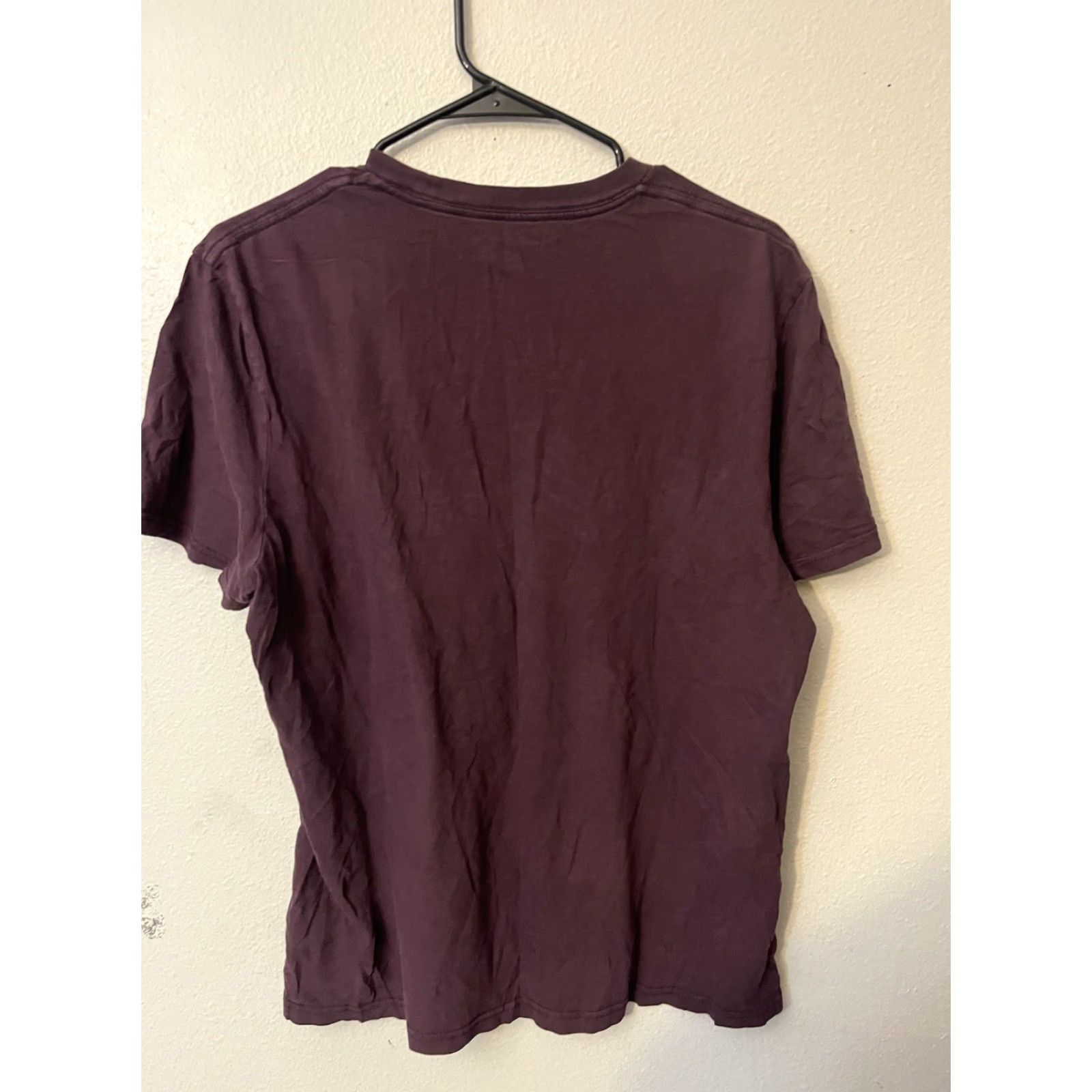 Vintage CALVIN KLEIN JEANS Maroon Striped Graphic T-Shirt Short Sleeve Large Unisex Adults Size 36" / US 14 / IT 50 - 2 Thumbnail