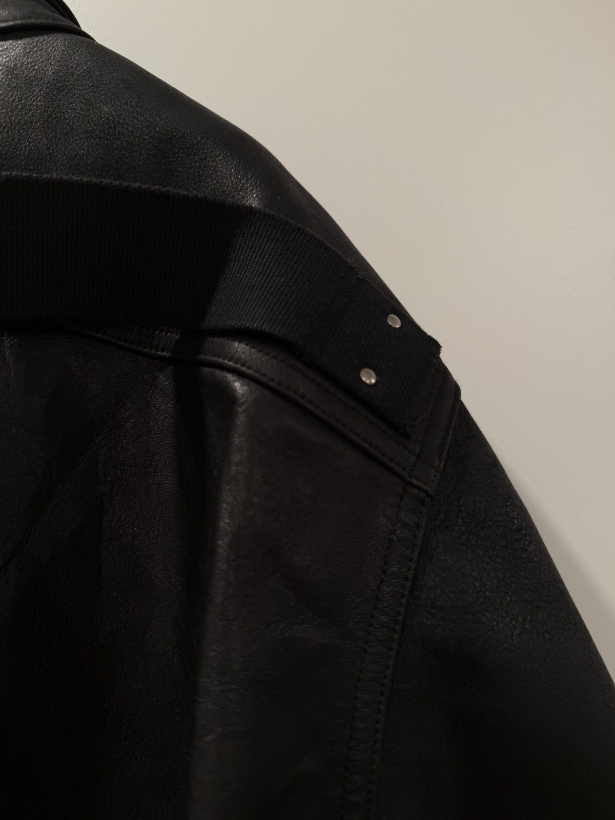 Rick Owens Rick owens leather jacket Size US L / EU 52-54 / 3 - 3 Thumbnail