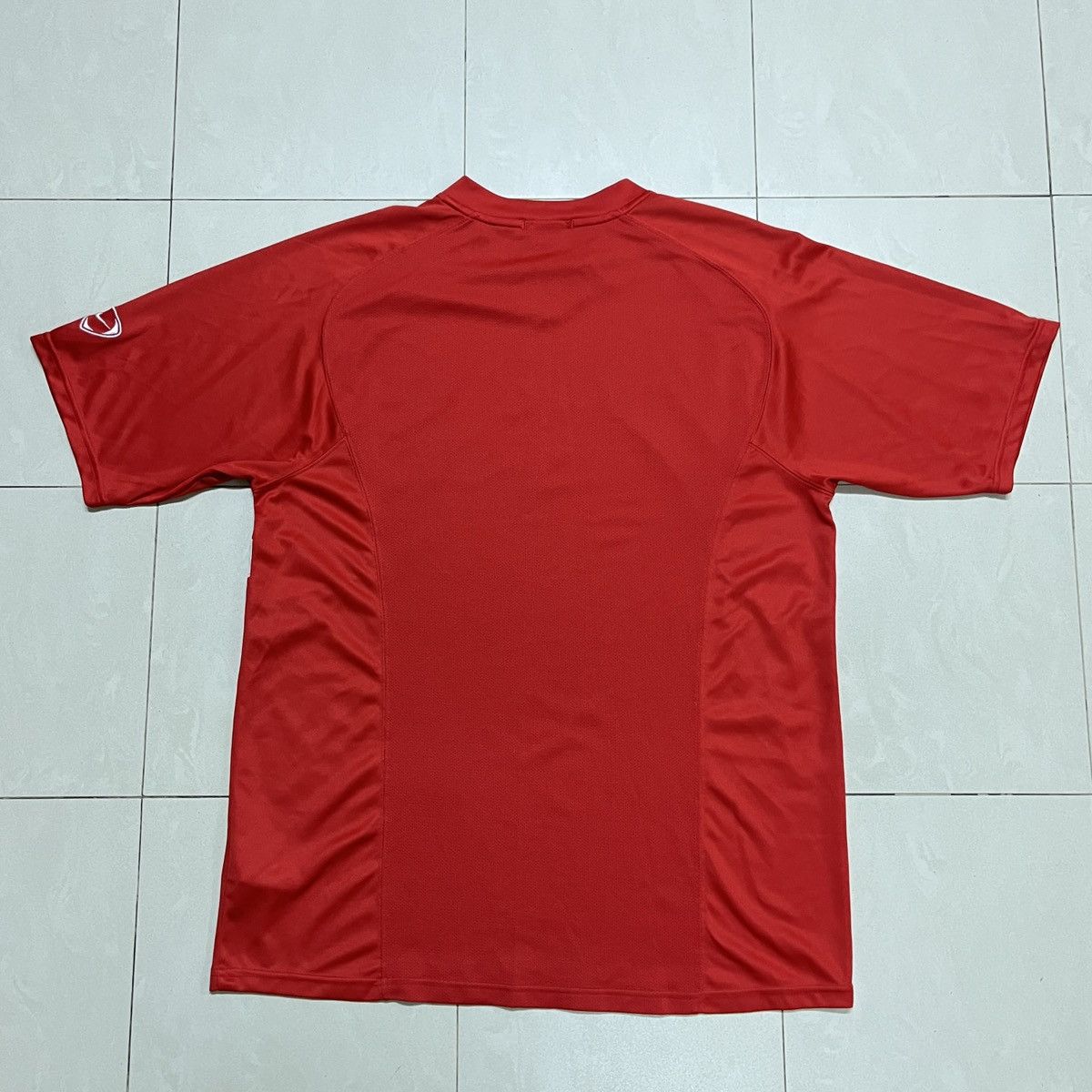 Nike × Vintage Vintage Nike Centre Swoosh Jersey Shirt Size US L / EU 52-54 / 3 - 9 Thumbnail