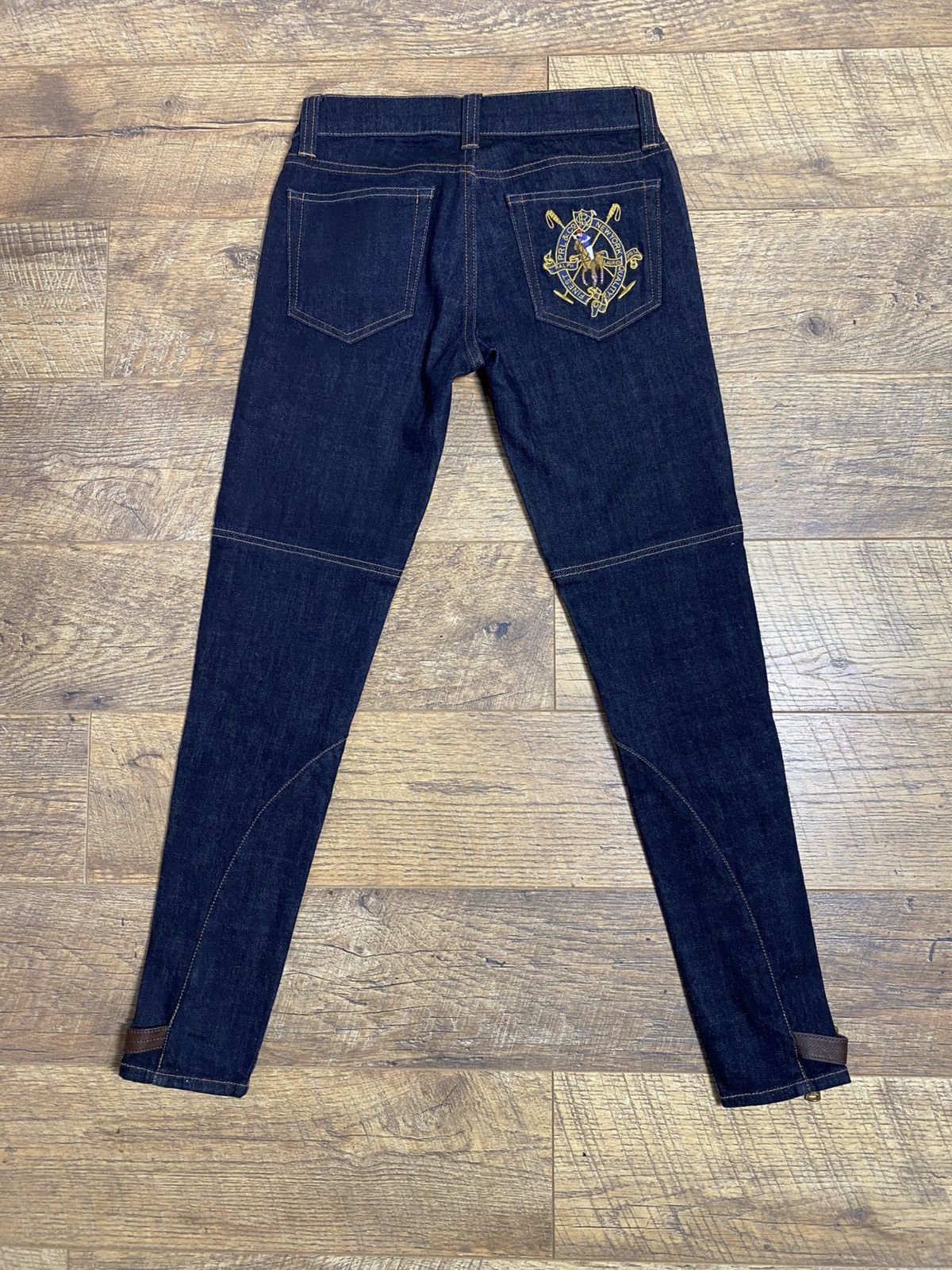 Ralph Lauren Polo Ralph Lauren Jodhpur Denim Skinny Jeans w Ankle Zips 26 Size 26" / US 2 / IT 38 - 1 Thumbnail