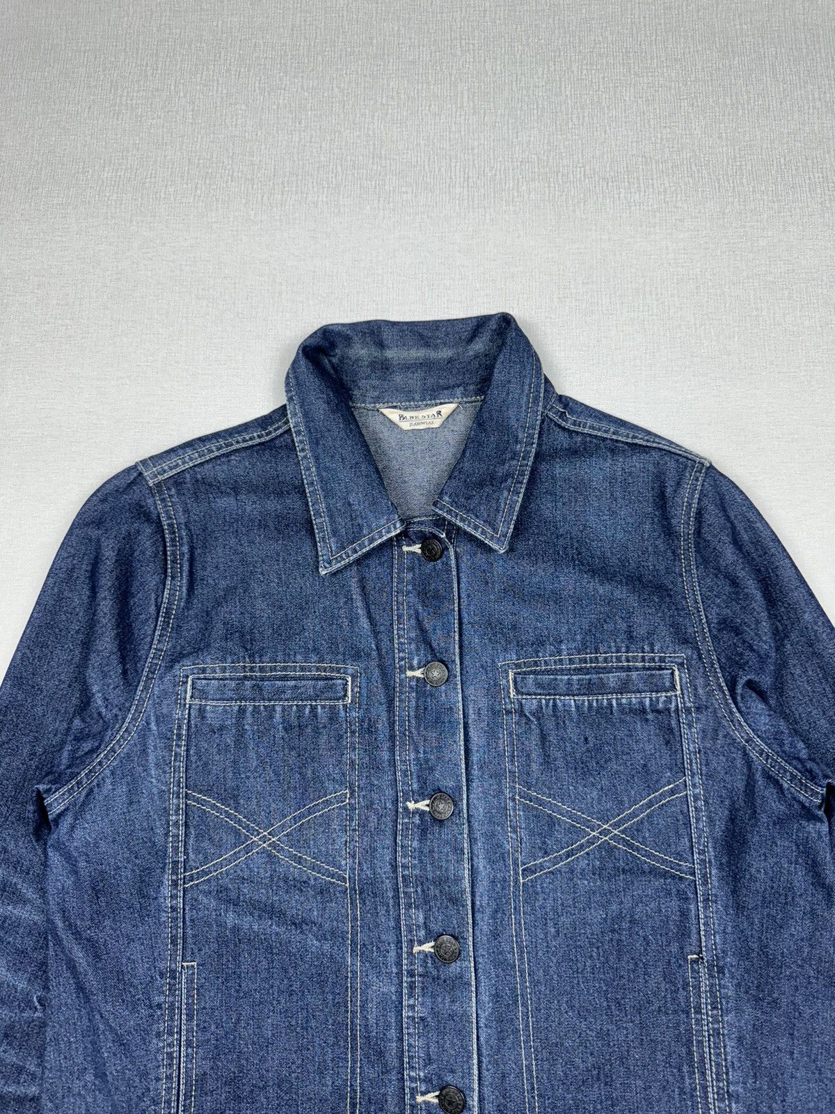 Vintage Blue Star Vintage Denim Jacket Women’s size 14 Size XL / US 12-14 / IT 48-50 - 3 Thumbnail