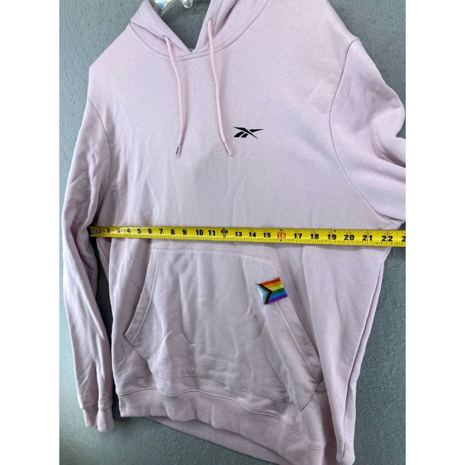 Reebok Reebok Hoodie Womens Large Pink Pride Flag NWT Size L / US 10 / IT 46 - 2 Thumbnail