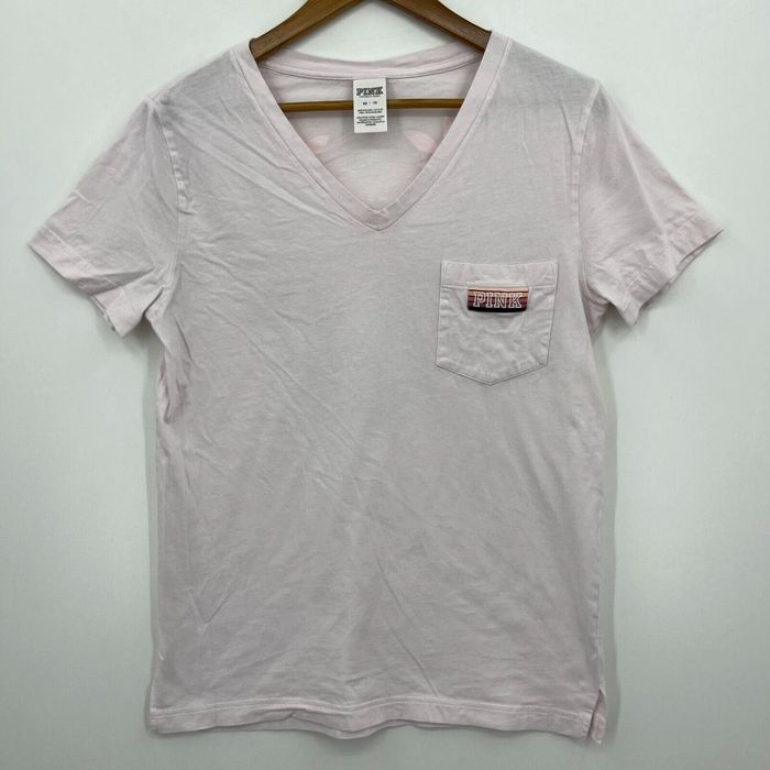 V-neck T-shirt with secret pocket