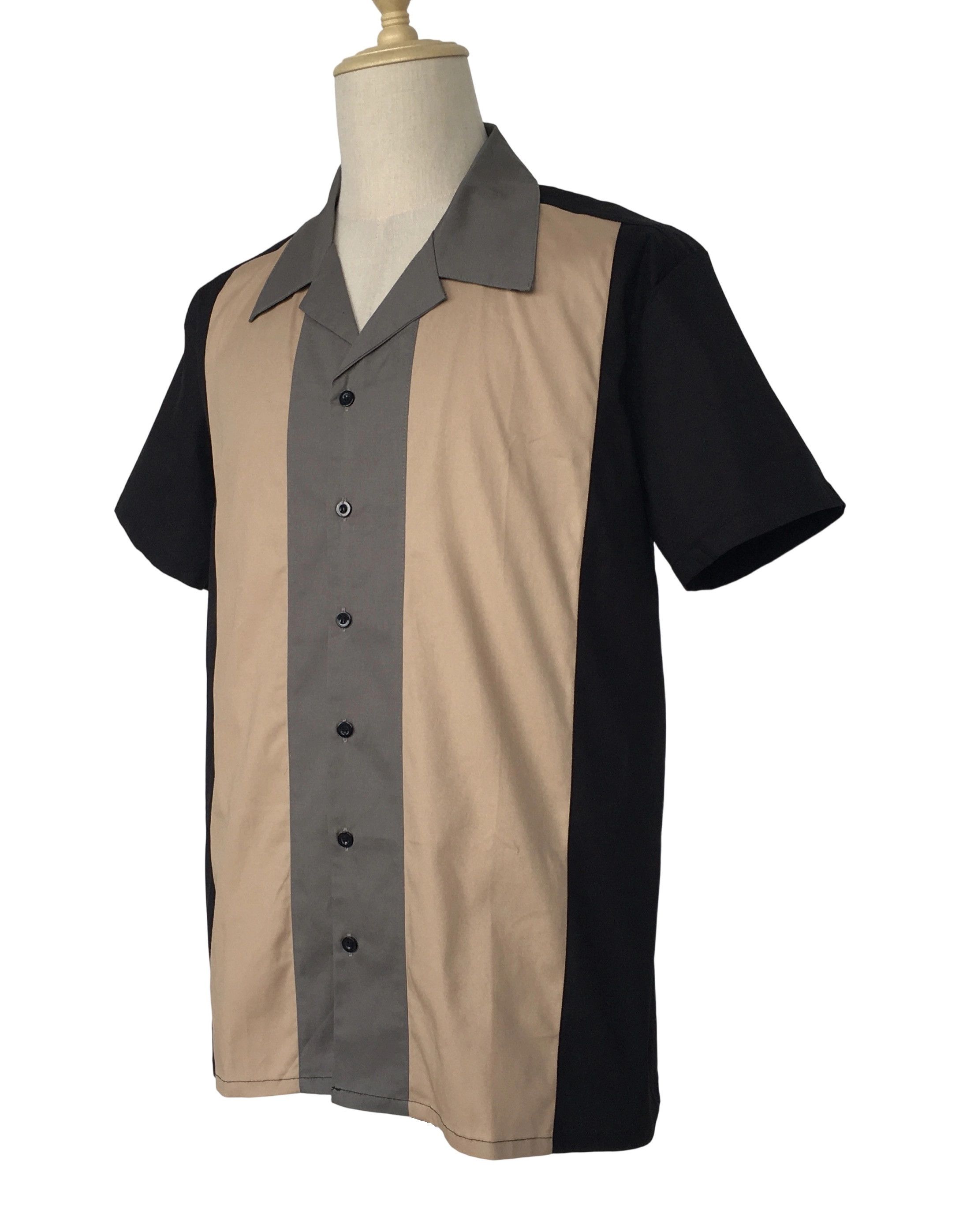 Other Shirts Solid Color Blocking Casual Shirt For Men Size US XL / EU 56 / 4 - 2 Thumbnail