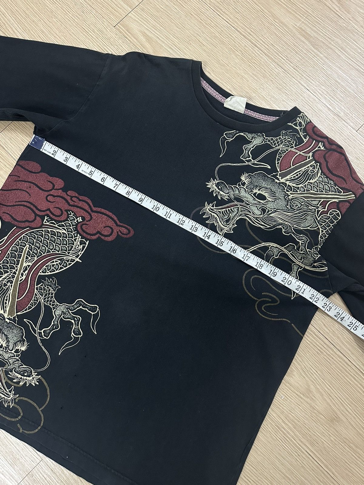 Rare Beautiful Strange Heaven Dragon Sukajan Design L/S Tee