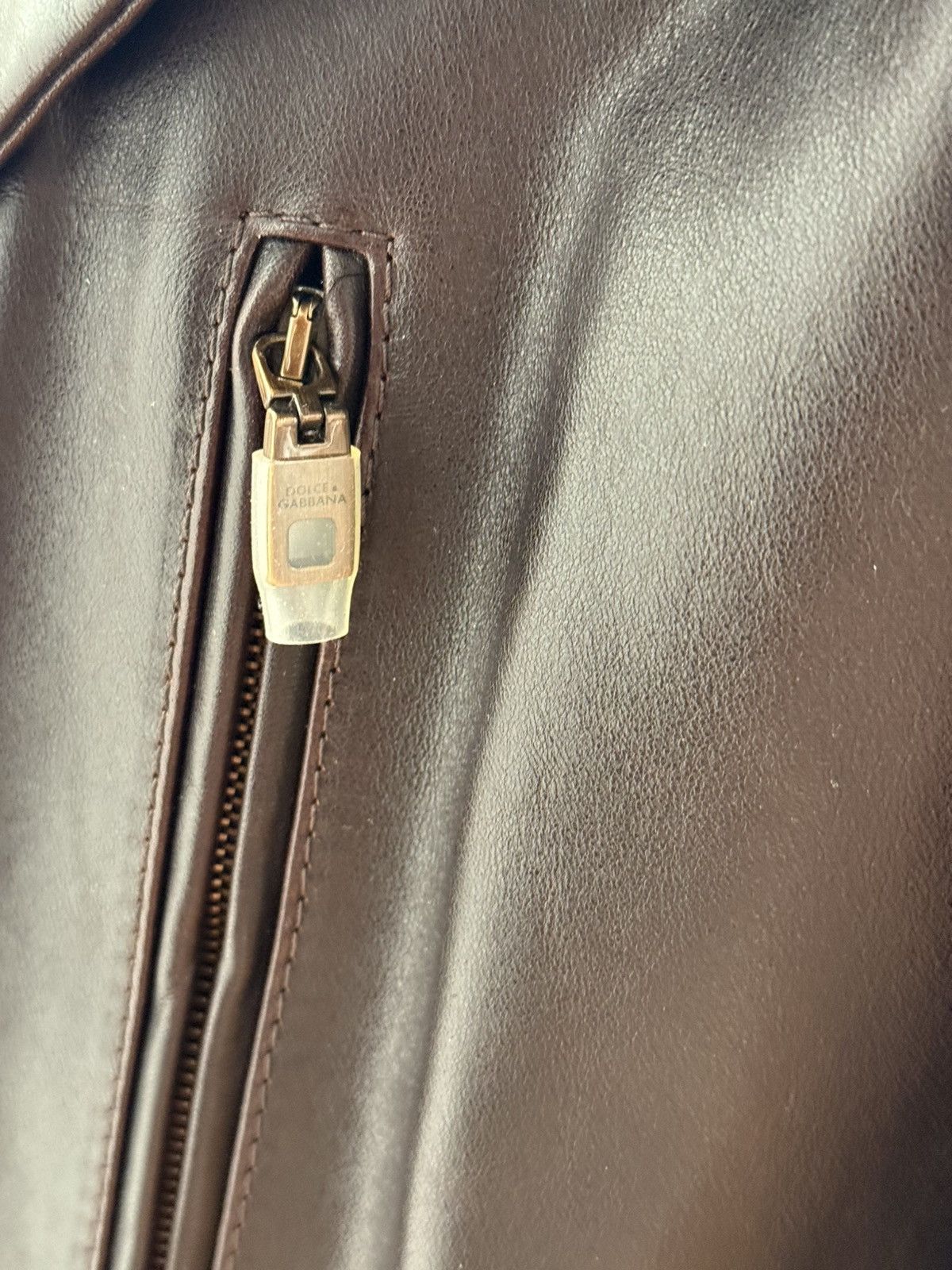 Dolce & Gabbana New Dolce & Gabbana Bullskin Leather Trench Coat Overcoat Size US L / EU 52-54 / 3 - 14 Thumbnail