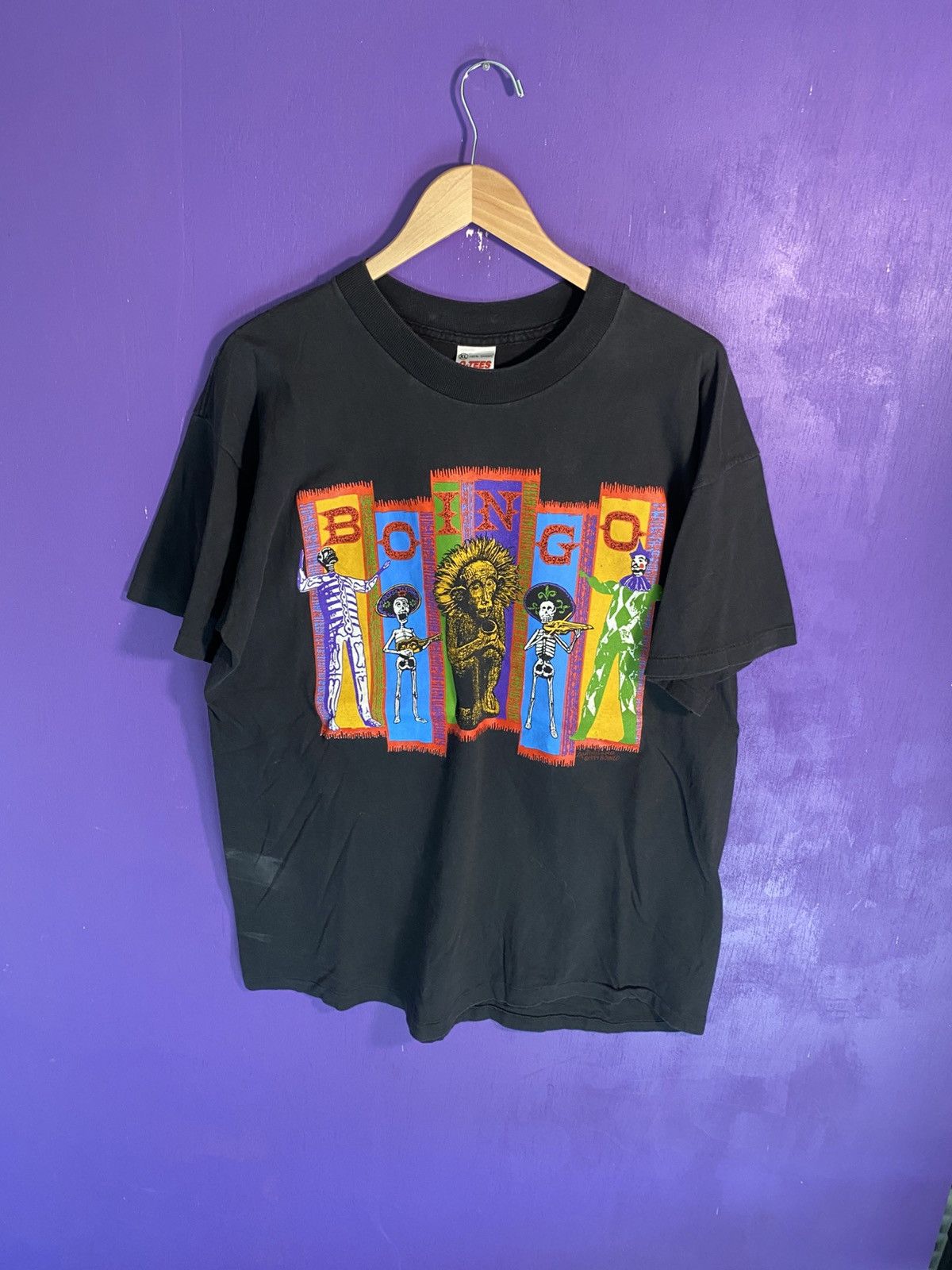 Band Tees Vintage 1994 Oingo Boingo dia de los muertos tour tee Size US XL / EU 56 / 4 - 1 Thumbnail