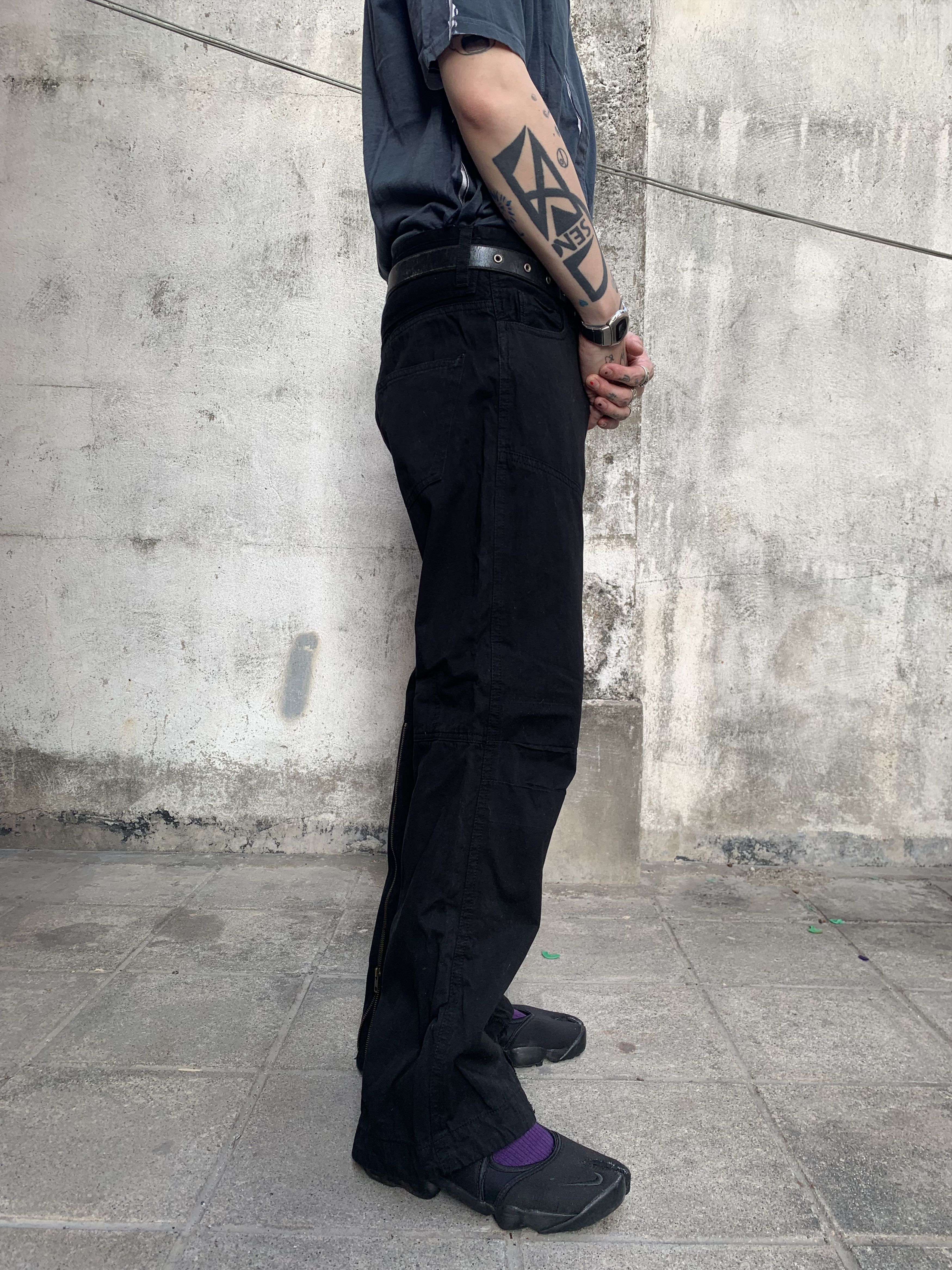 Y's for Men Y's for Men Patched Zipper-cuff Pants Size US 32 / EU 48 - 6 Thumbnail