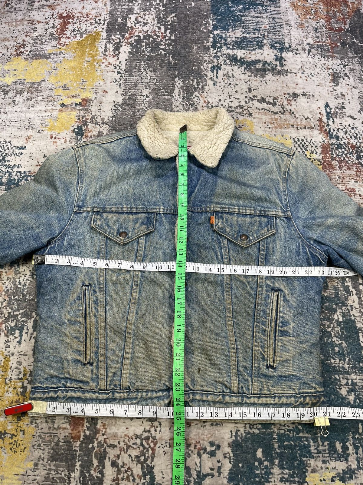 Levi's Vtg 70s Levis Sherpa Trucker Jacket Size US L / EU 52-54 / 3 - 16 Thumbnail