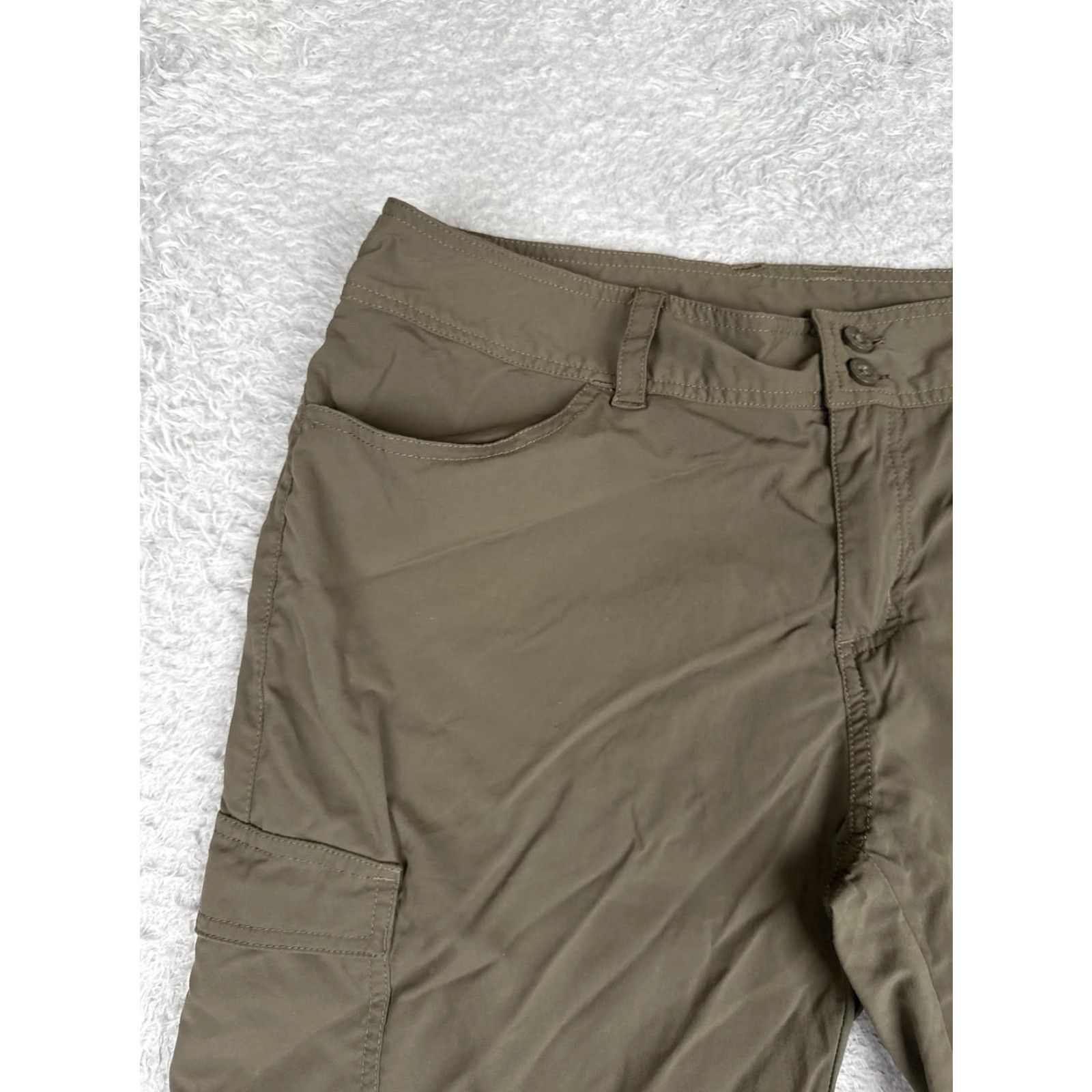 Patagonia Patagonia Pants Womens 8 Green Capri Hiking Cargo Pockets Quick Dry Stretch 13" Womens Capris Size 30" / US 8 / IT 44 - 4 Thumbnail