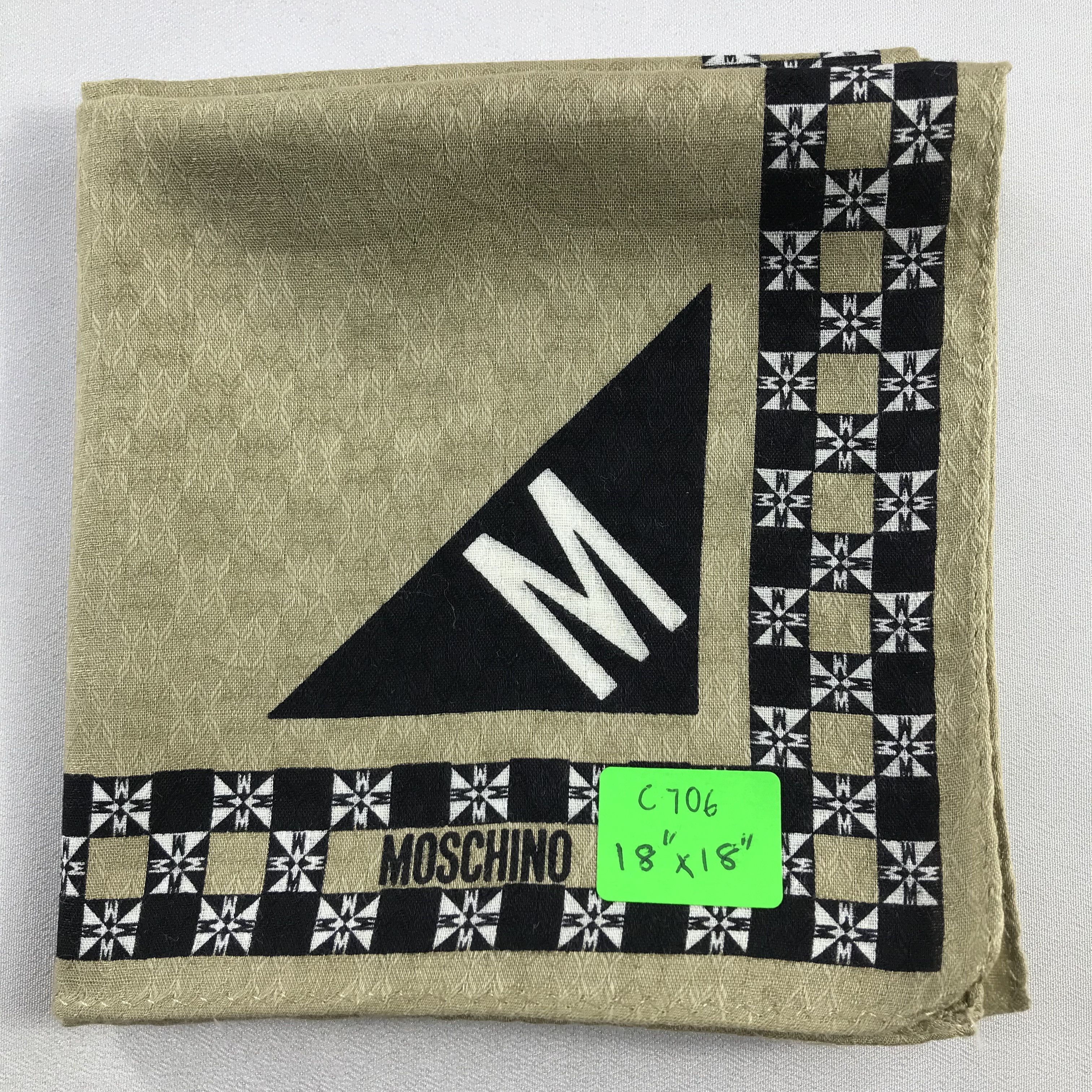 Moschino Vintage Moschino Handkerchief / Bandana / Neckerchief C706 Size ONE SIZE - 7 Thumbnail