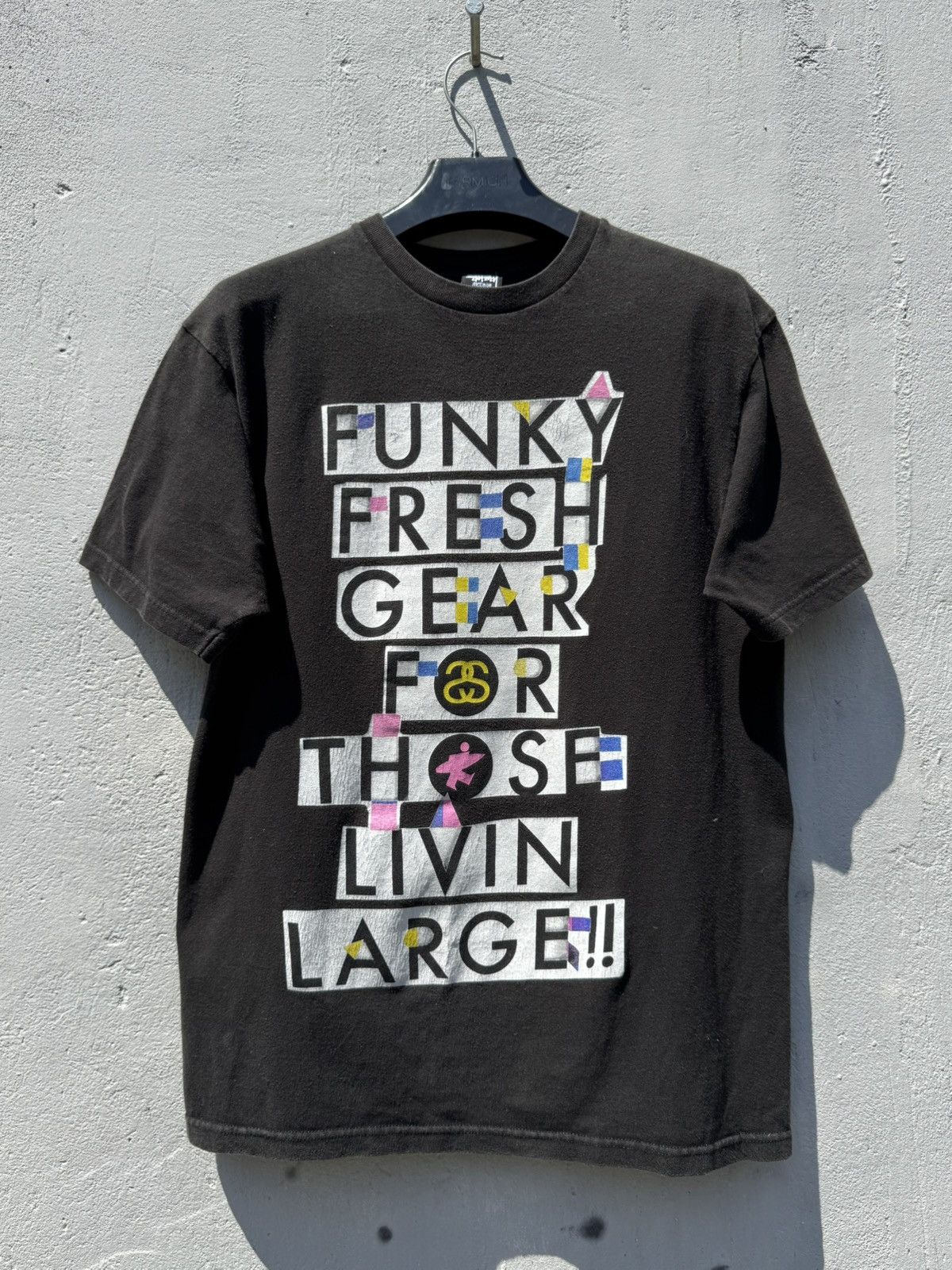 Stussy × Vintage Vintage Stussy x James Jarvis Graphic T Shirt