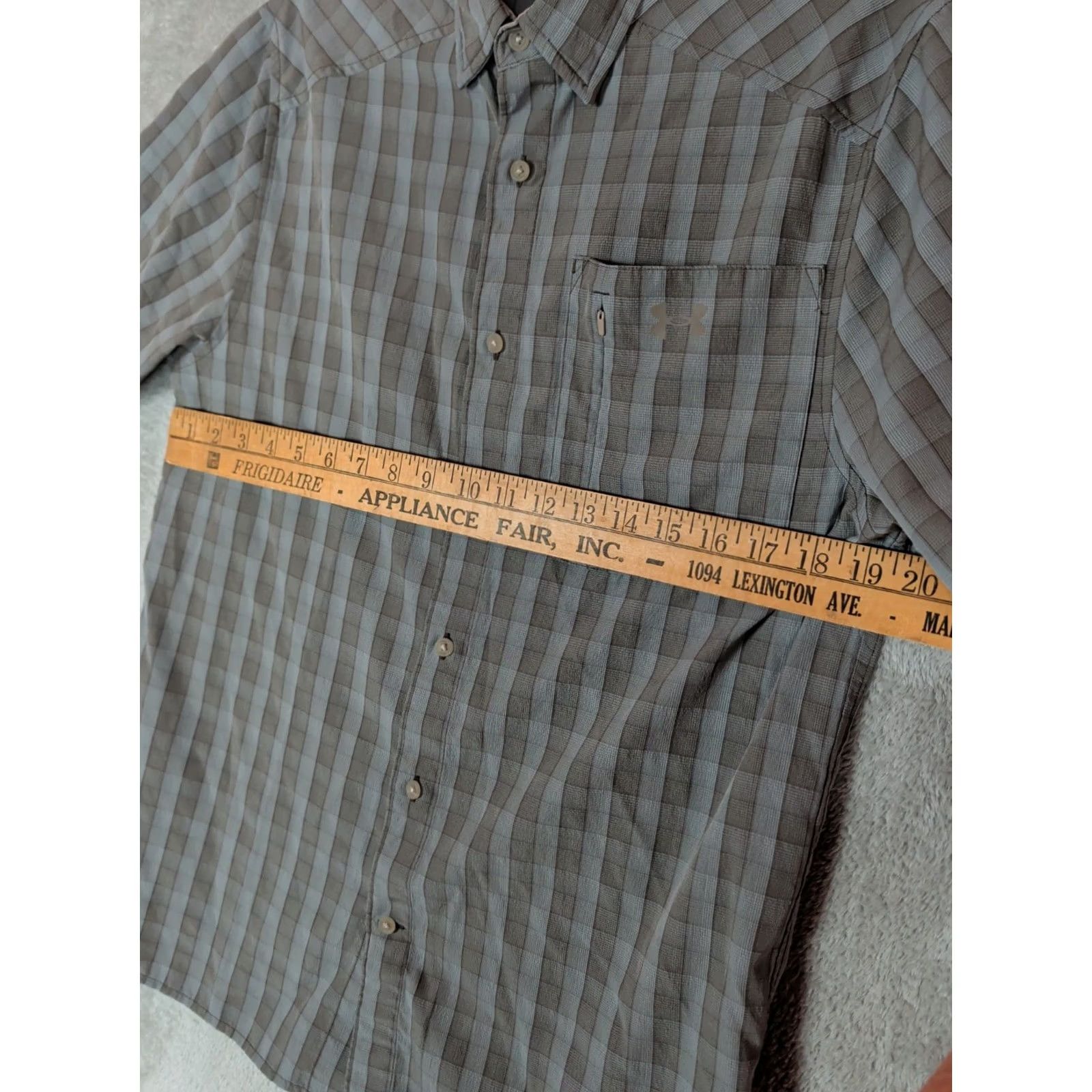 Under Armour Under Armour Drift Tide Shirt Mens M Gray Short Sleeve Fishing Hiking vent quick dry Size US M / EU 48-50 / 2 - 5 Thumbnail