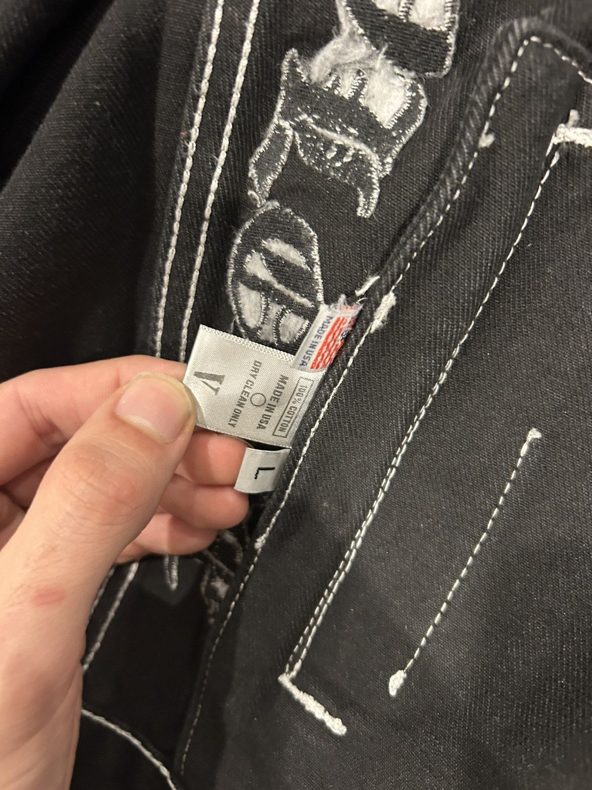 Vlone Vlone old english denim set Size US 34 / EU 50 - 7 Thumbnail