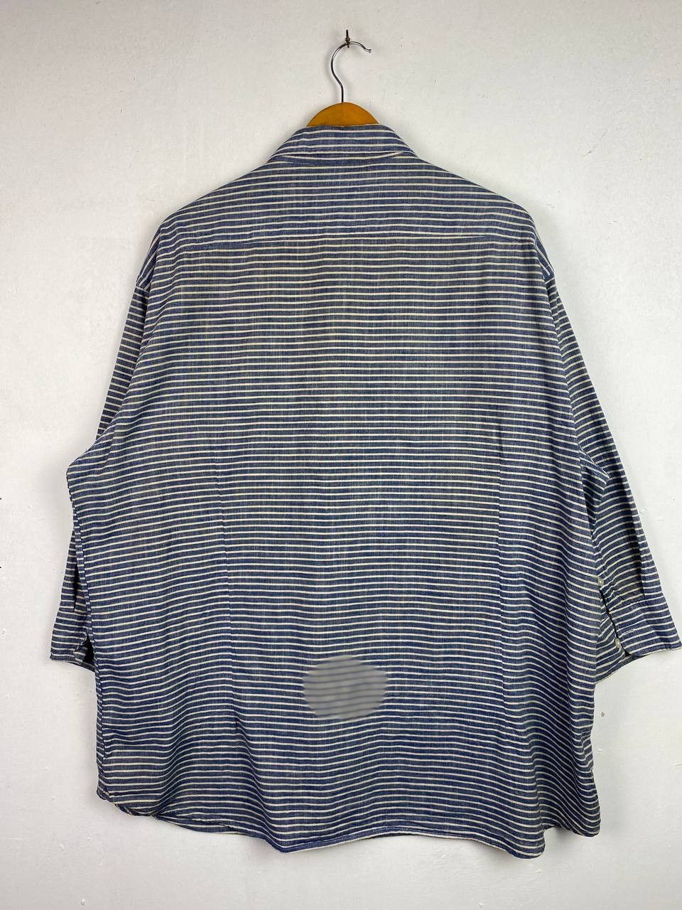 Japanese Brand vintage captain stag shirt hickory stripe design Size US XXL / EU 58 / 5 - 7 Thumbnail