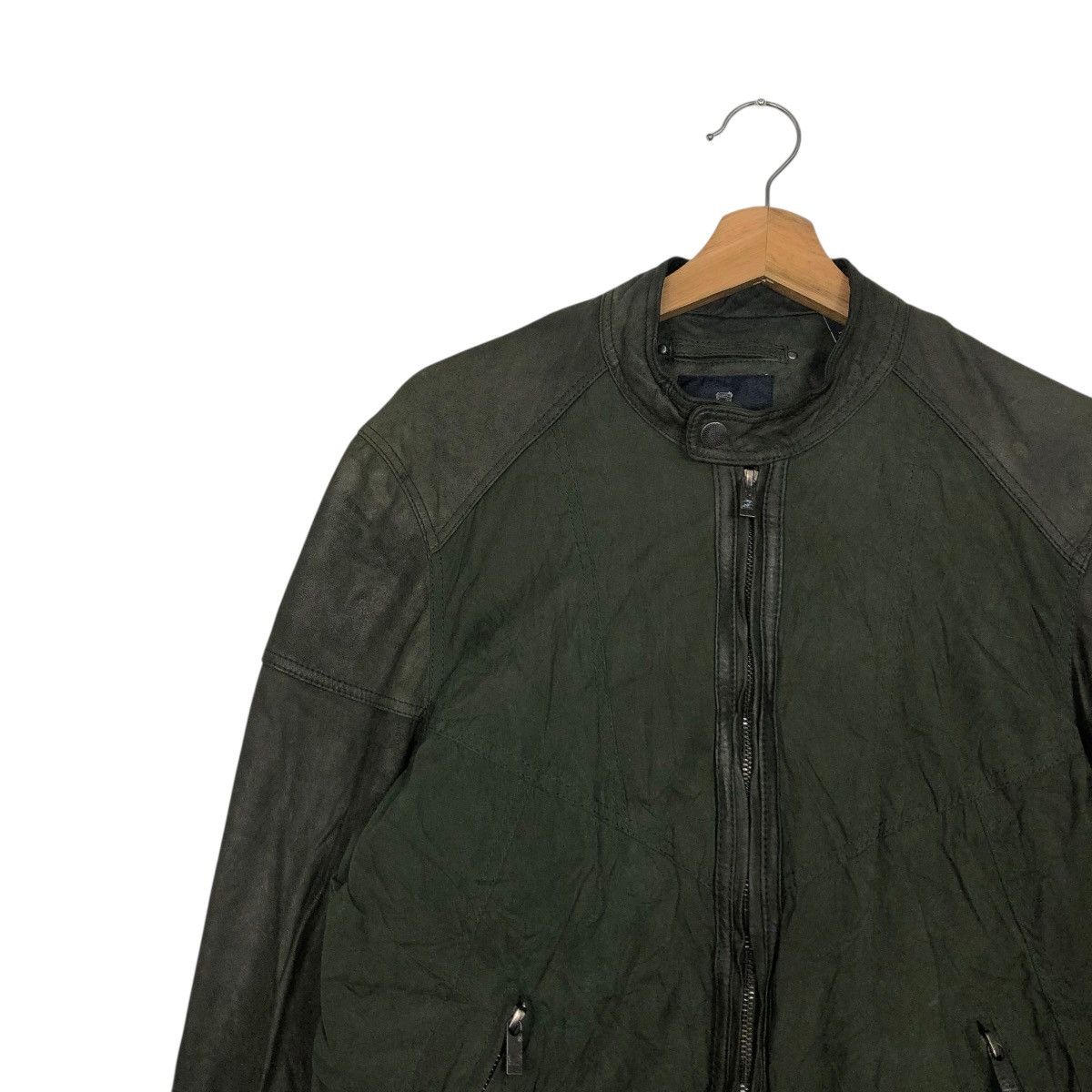 Scotch & Soda 🔥VINTAGE GENUINE LEATHER JACKET BIKER MADE WITH LOVE Size US M / EU 48-50 / 2 - 9 Thumbnail