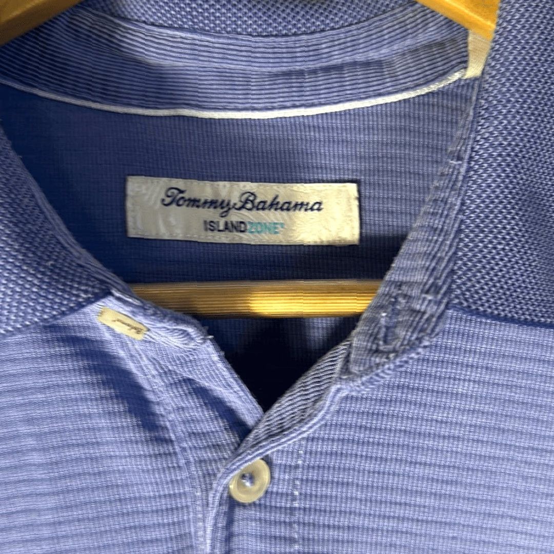 Tommy Bahama Tommy Bahama Island Zone Polo Golf Shirt Mens L Large Modal Stretch LOOK Orange Size US L / EU 52-54 / 3 - 5 Thumbnail