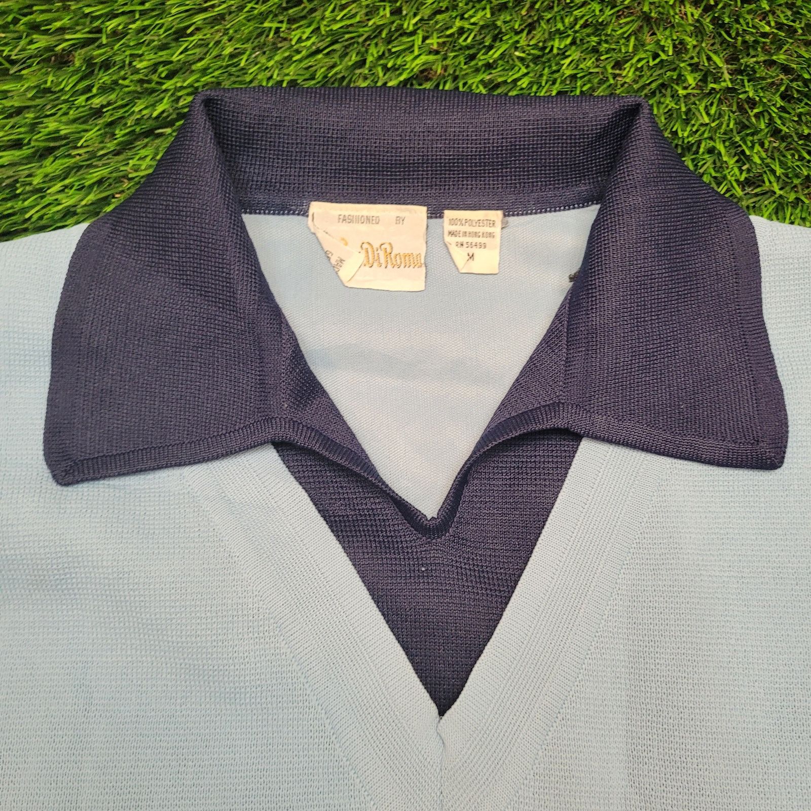 Vintage VTG Marco Di Roma Dagger Collar Disco Shirt Women M Textured Size M / US 6-8 / IT 42-44 - 2 Thumbnail