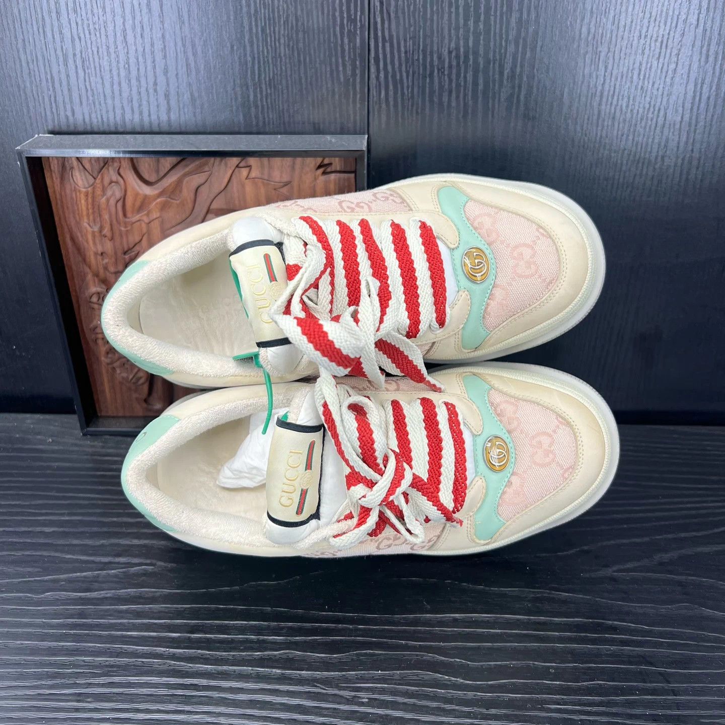 Gucci Gucci Rhyton Dirty Blush Cream 37.5 Size US 6.5 / IT 36.5 - 5 Thumbnail