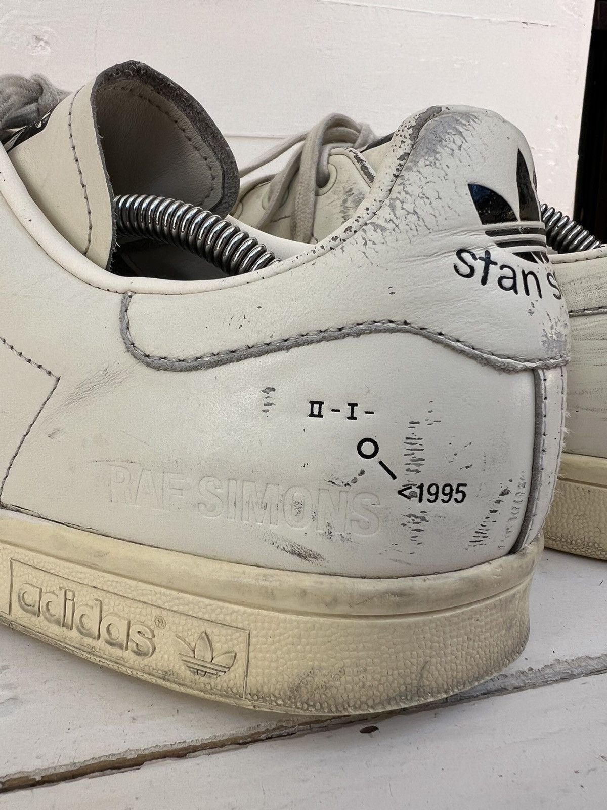 Adidas × Raf Simons Adidas x Raf Simons Stan Smith OG Pure White Size US 10 / EU 43 - 11 Thumbnail