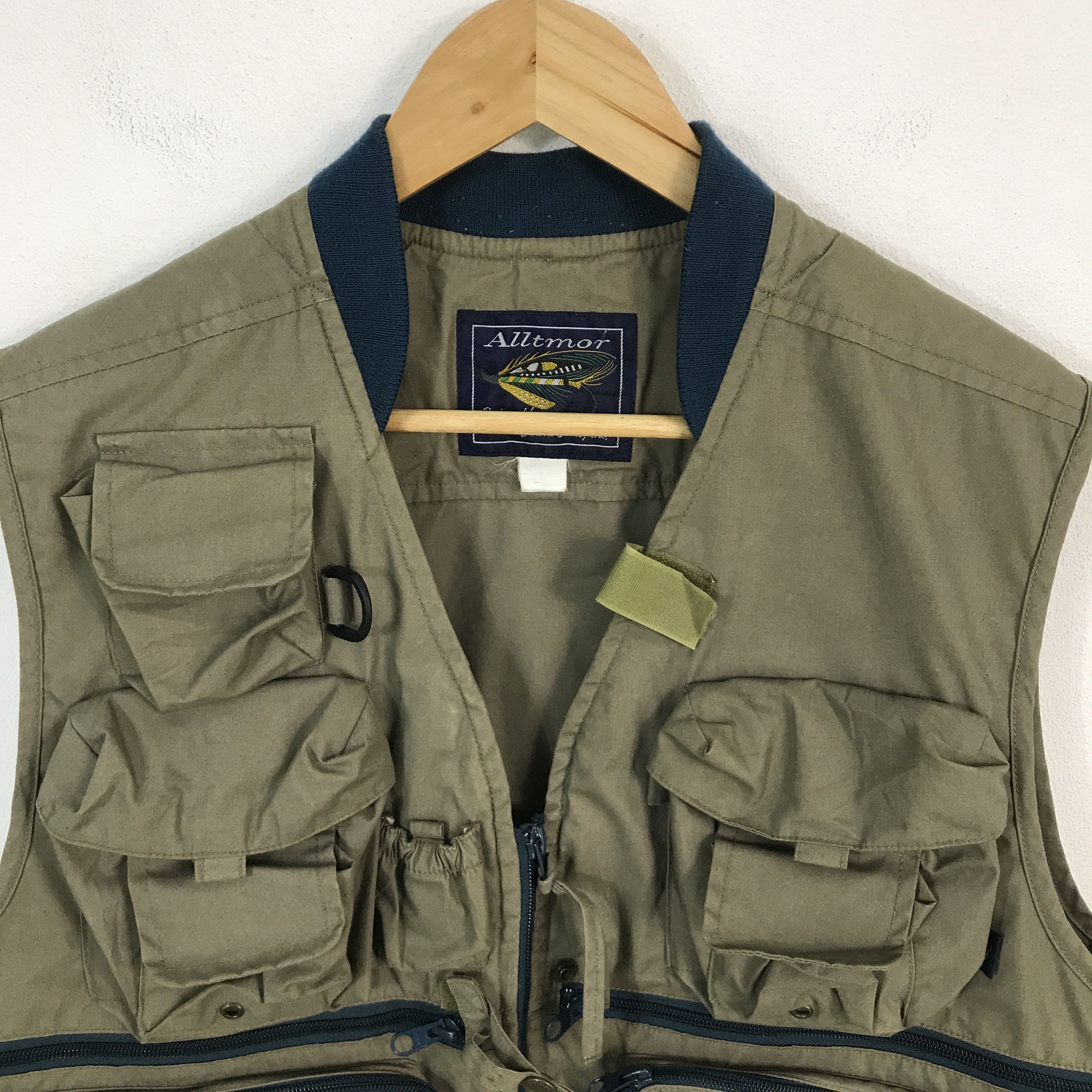 Japanese Brand × Vintage Vtg Alltmor tactical pocket vest jacket Size US L / EU 52-54 / 3 - 3 Thumbnail