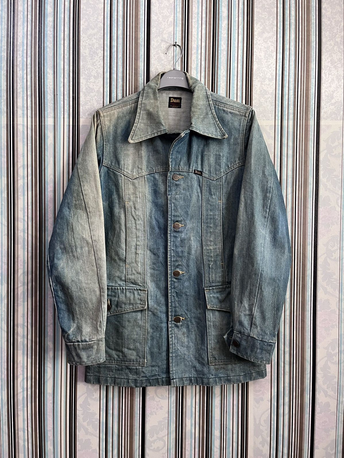 Denime DNM-J union made sanforized distress #A2 Size US M / EU 48-50 / 2 - 1 Thumbnail