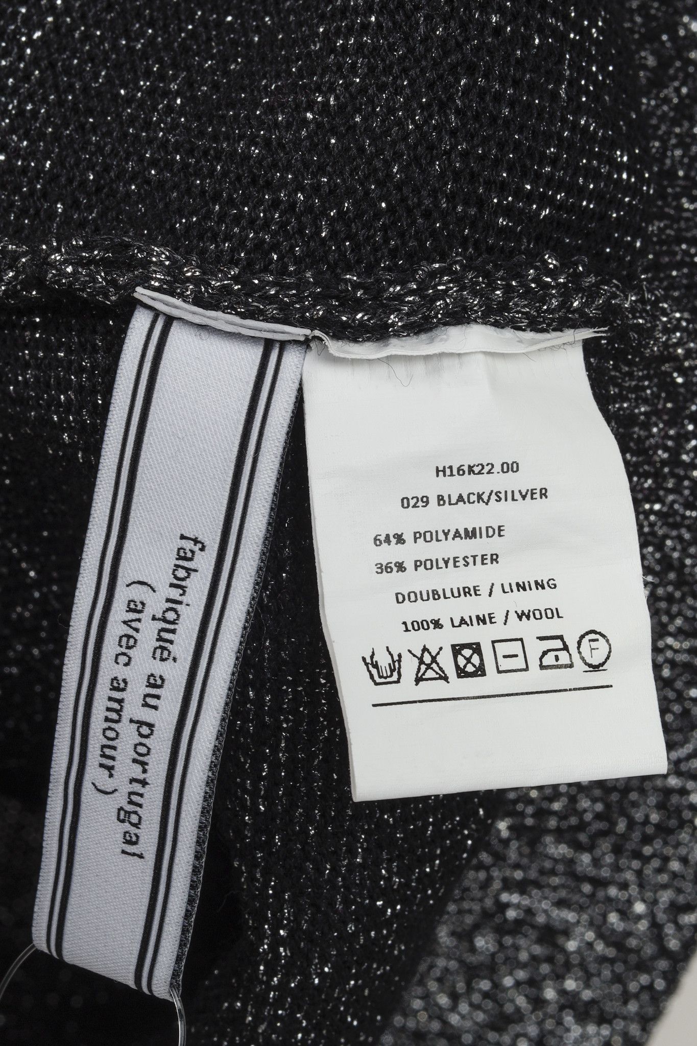 AMI AMI Tinsel Tone Black and Silver Metallic Crewneck Sweater Size US L / EU 52-54 / 3 - 8 Thumbnail
