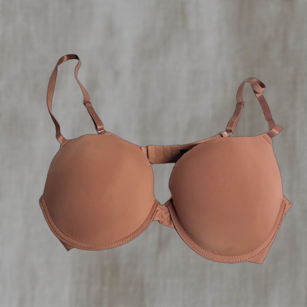 Vintage Danskin Intimates Bra Women Push Up Underwire Brown 38C Cup Size 38C Underwire Polyester Size ONE SIZE - 1 Thumbnail