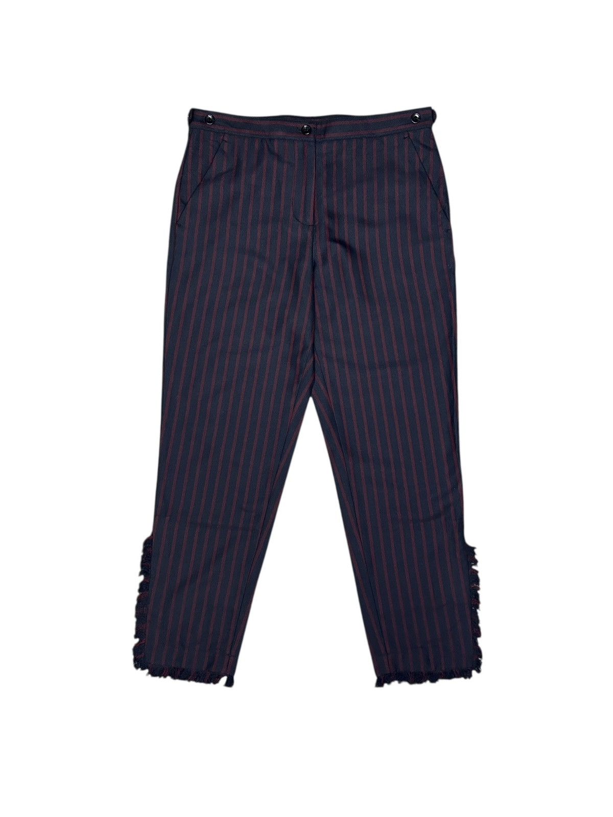 Marni Striped Trousers with Slit Size 27" / US 4 / IT 40 - 1 Thumbnail