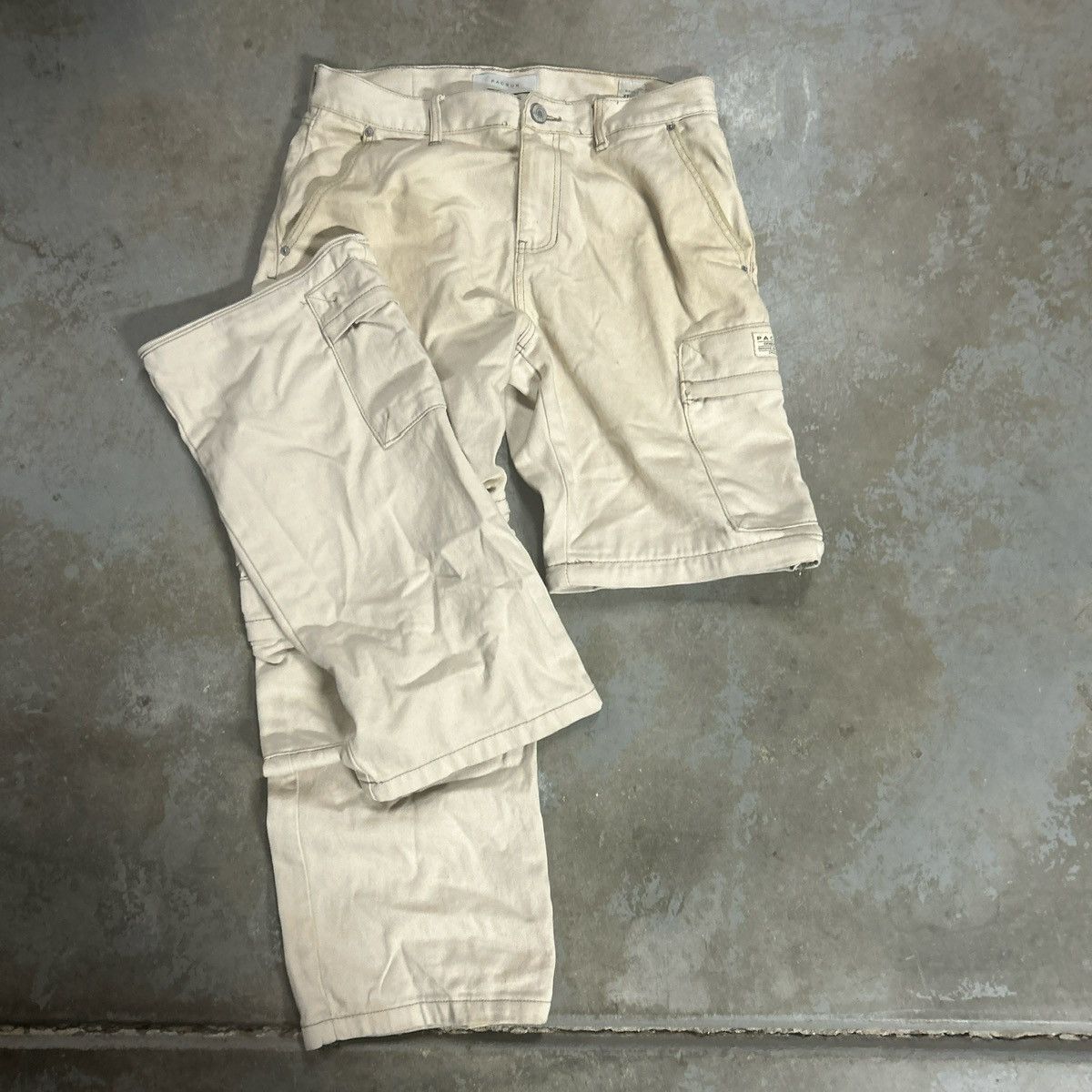 Pacsun Baggy Cargo Pants (Turn Into Shorts) Size US 32 / EU 48 - 5 Thumbnail