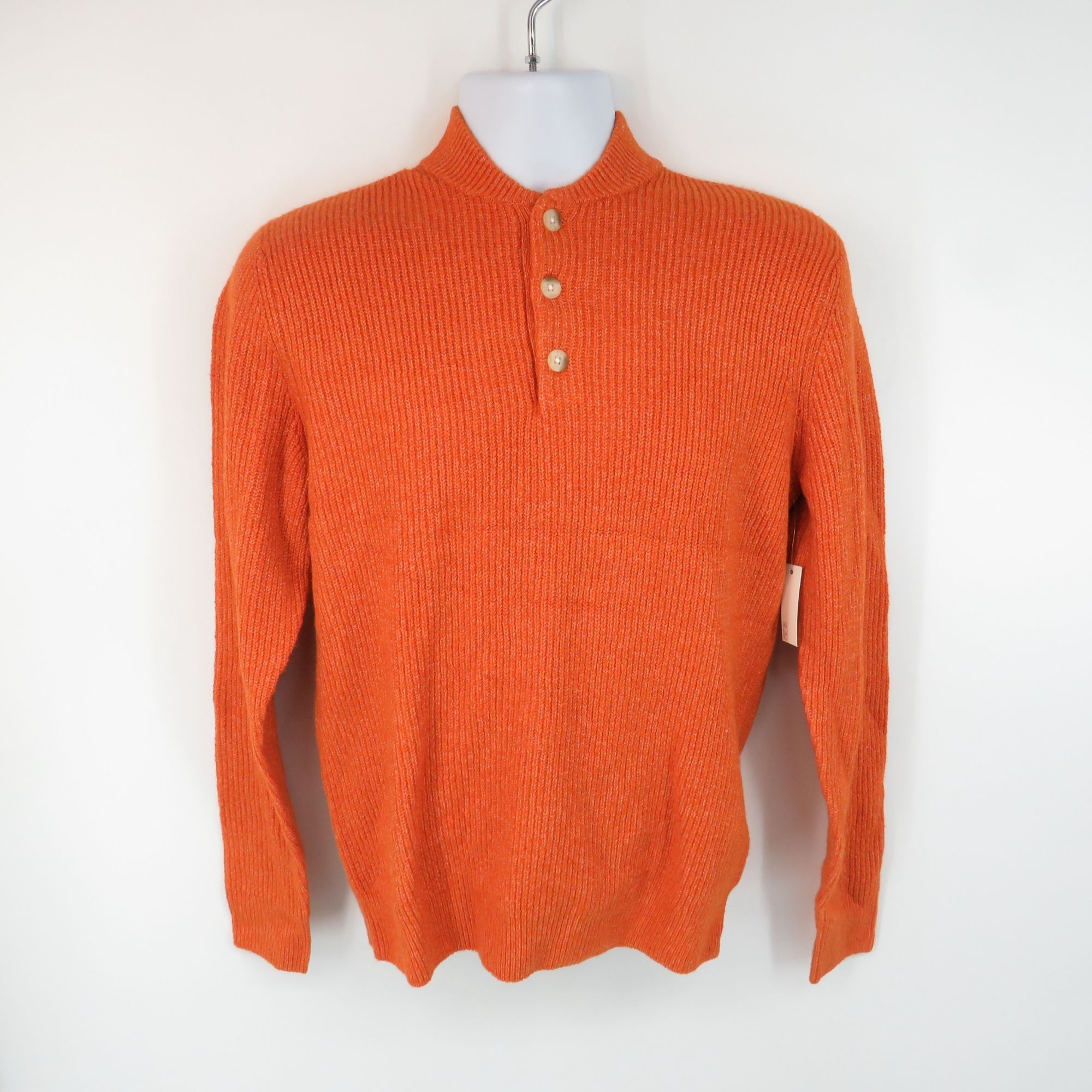 Other Amazon Essentials Men's Orange 1/4 Button Sweater Small NWT Size US S / EU 44-46 / 1 - 1 Thumbnail