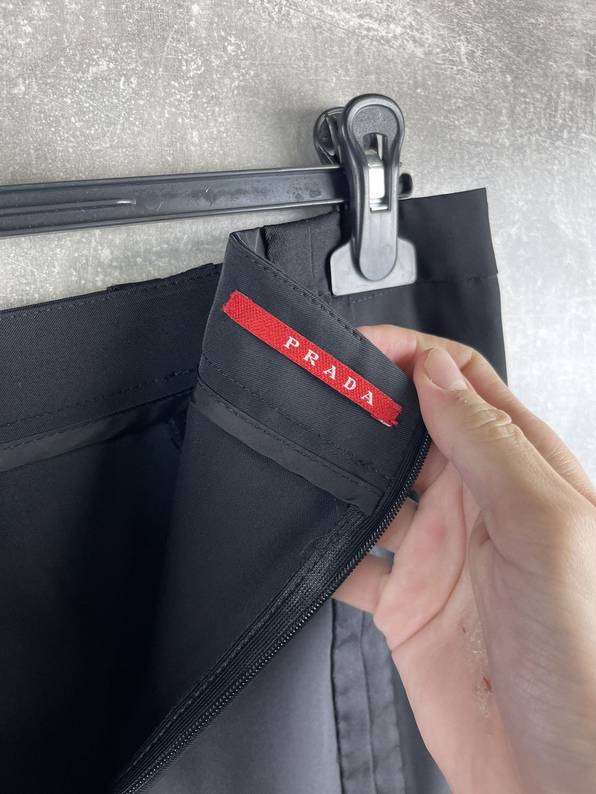 Prada × Vintage Prada Red Tab Archive Vintge 00s Black Skirt Size 30" / US 8 / IT 44 - 8 Thumbnail