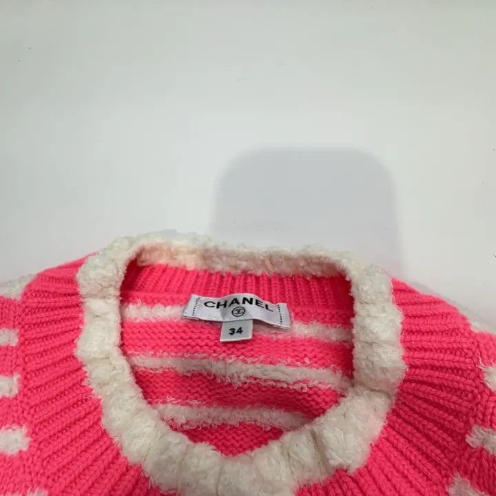 Chanel Chanel Casual Stylish Striped Knit Cardigan Size XS / US 0-2 / IT 36-38 - 5 Thumbnail
