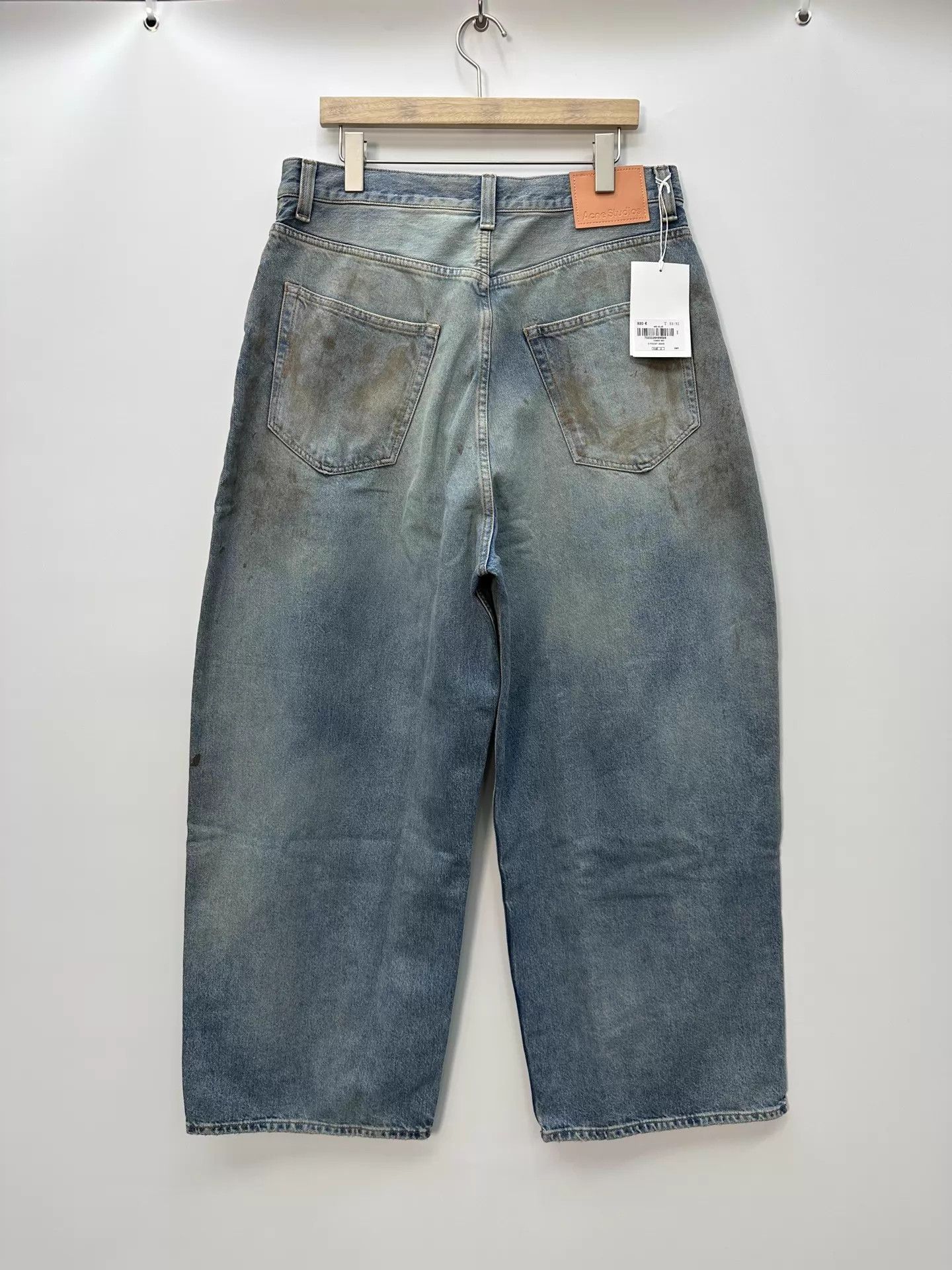 Acne Studios Acne Studios Mud-Dyed Distressed Baggy Jeans 30/32 Size US 30 / EU 46 - 3 Thumbnail