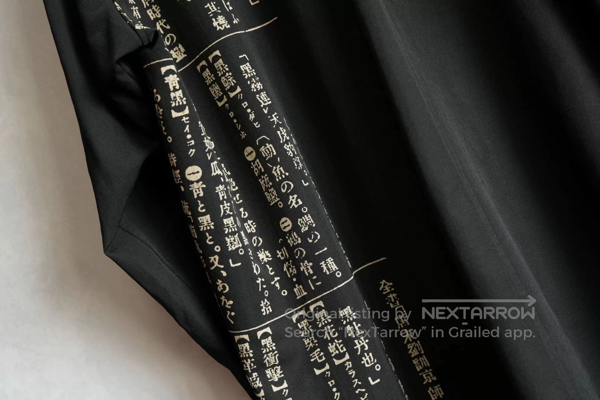 Yohji Yamamoto yohji yamamoto black wool shirt with graphics. Size US L / EU 52-54 / 3 - 7 Thumbnail