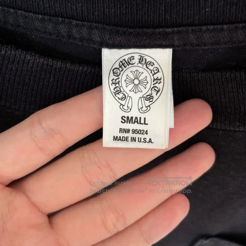 Chrome Hearts CHROME HEARTS Size S Black full printed cross stripes three Size US S / EU 44-46 / 1 - 6 Thumbnail