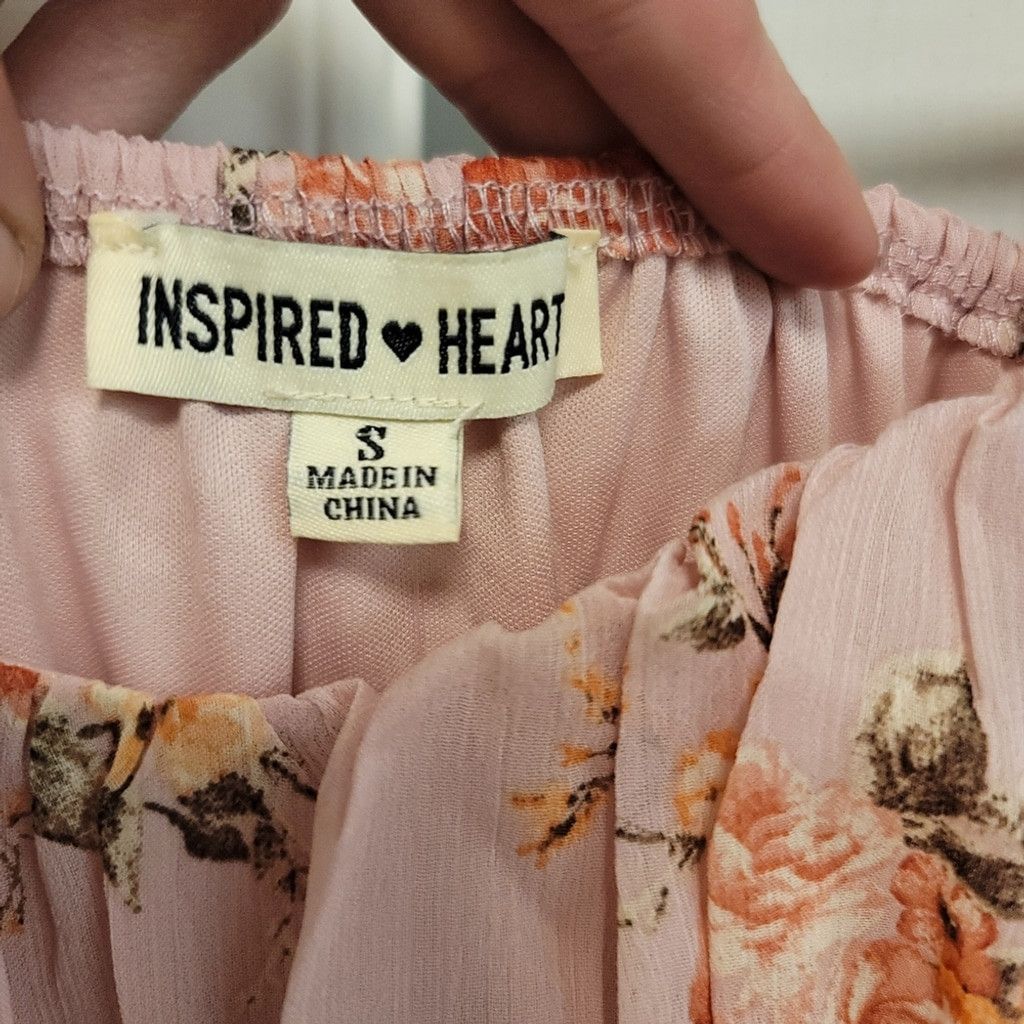 Other NWT Inspired Heart Pink Floral Dress Size S / US 4 / IT 40 - 6 Thumbnail