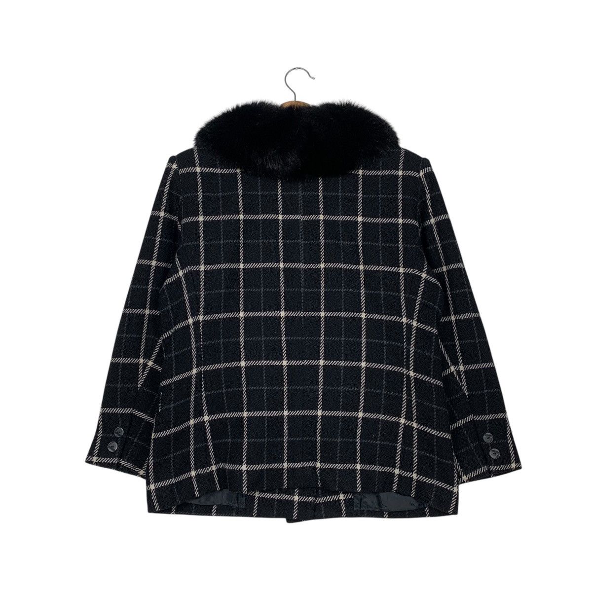 Japanese Brand Japanese Brand Simree Checkered Double Breasted Wool Jacket Size M / US 6-8 / IT 42-44 - 7 Thumbnail