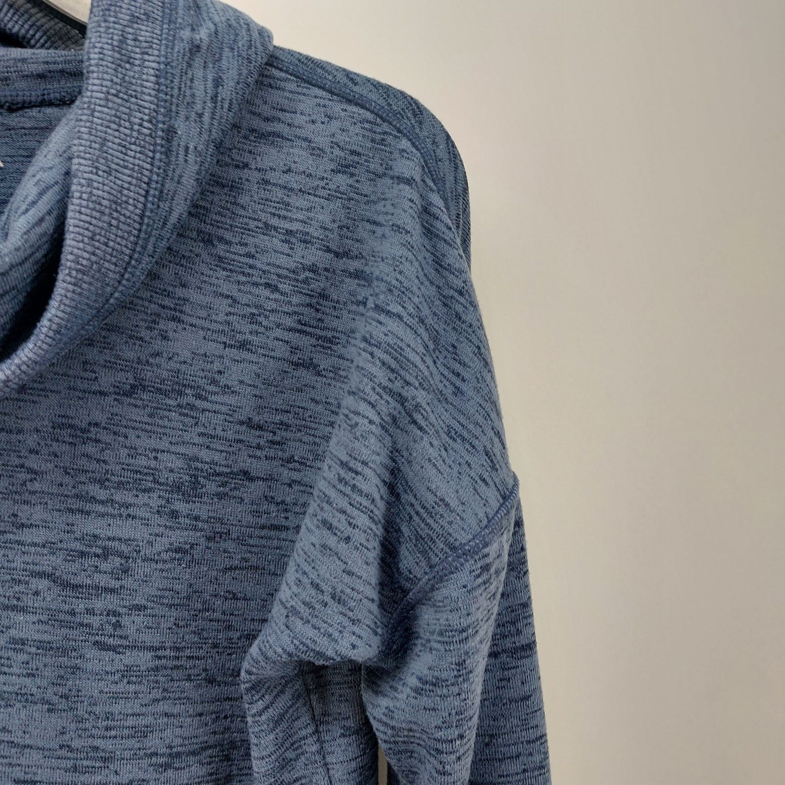 Athleta Athleta Blue Sweater Cowl Neck Pullover Knit Athletic Sz XS Size XS / US 0-2 / IT 36-38 - 10 Thumbnail