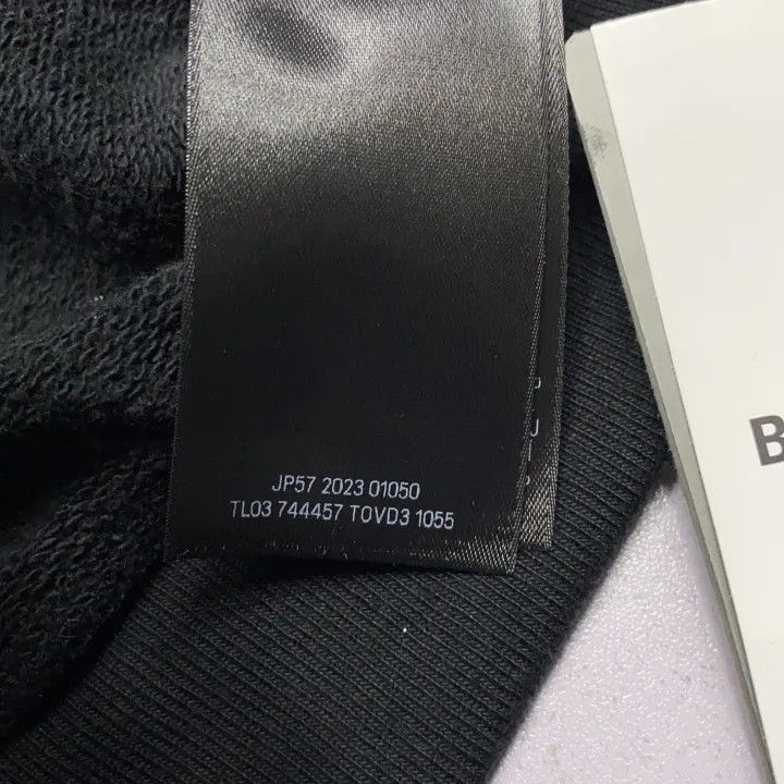 Balenciaga Balenciaga Unisex Black Zip Hoodie with Logo 0079-2507 Size US XS / EU 42 / 0 - 4 Thumbnail