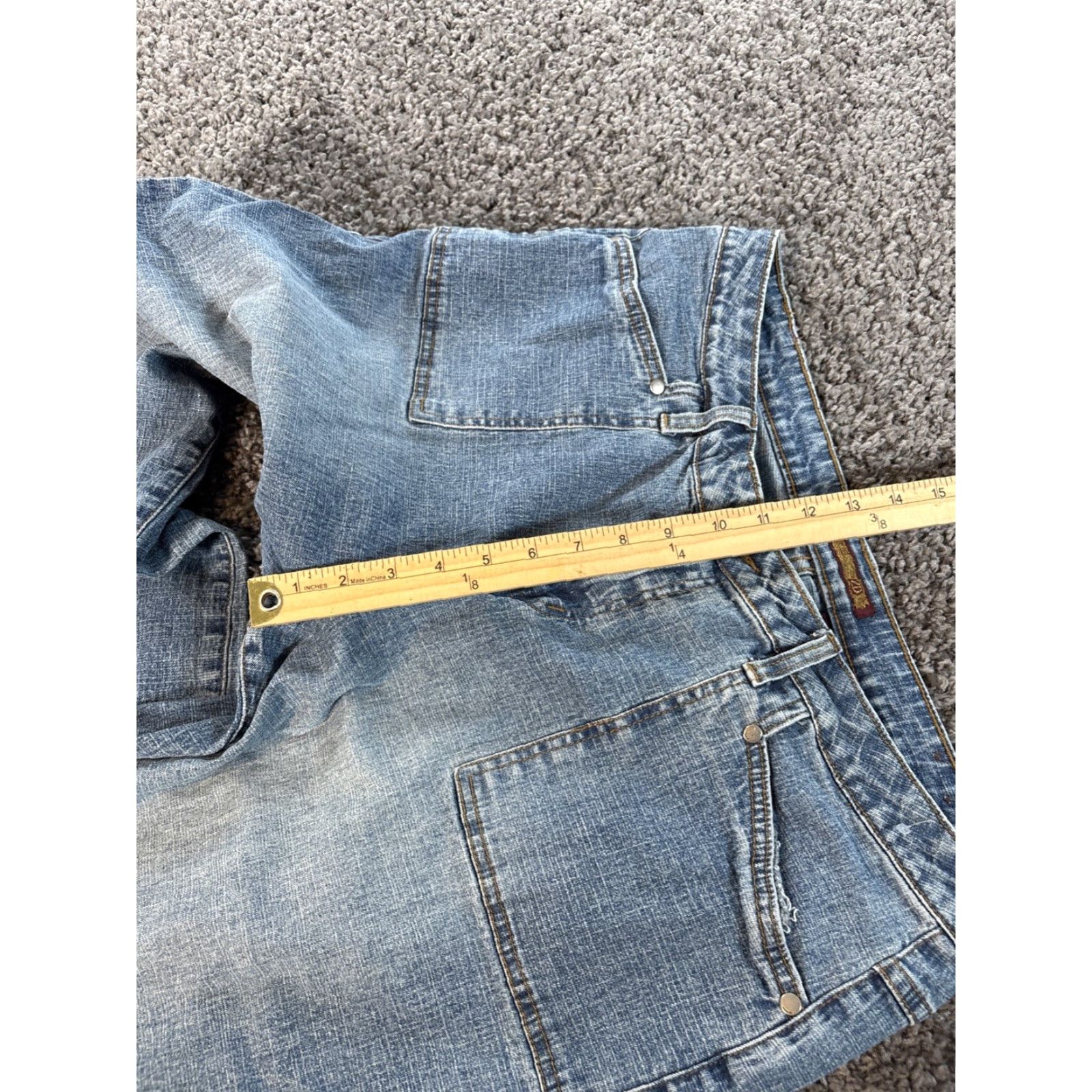 Vintage VINTAGE Zana Di Jeans Bootcut Womens 18 Regular 38x32 Light Wash Blue Denim Pockets 90s y2K Mens Womens Girls Size 40" / US 18 - 5 Thumbnail