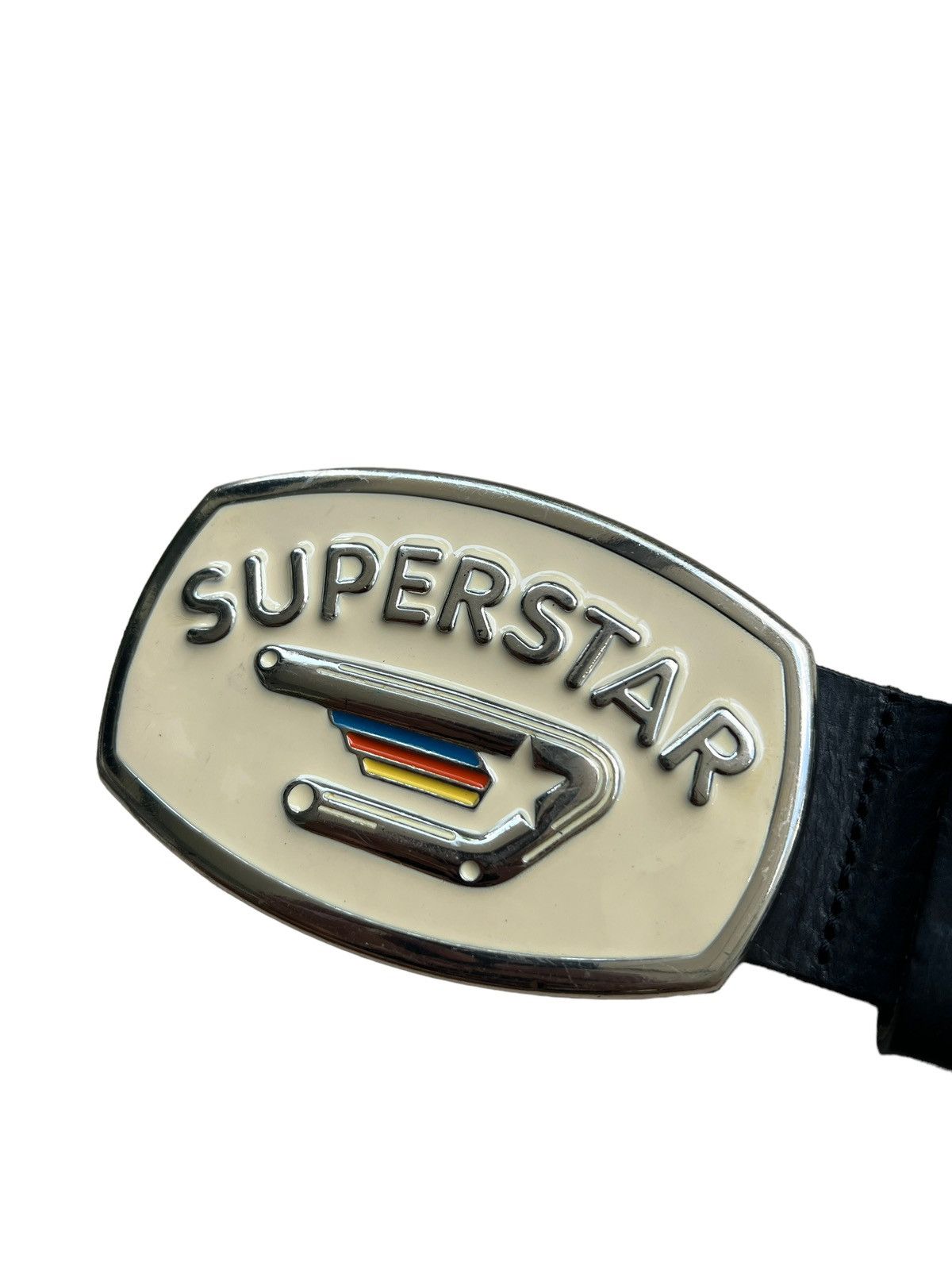 Diesel × Vintage Y2K Diesel 'Superstar” Buckle Leather Belt