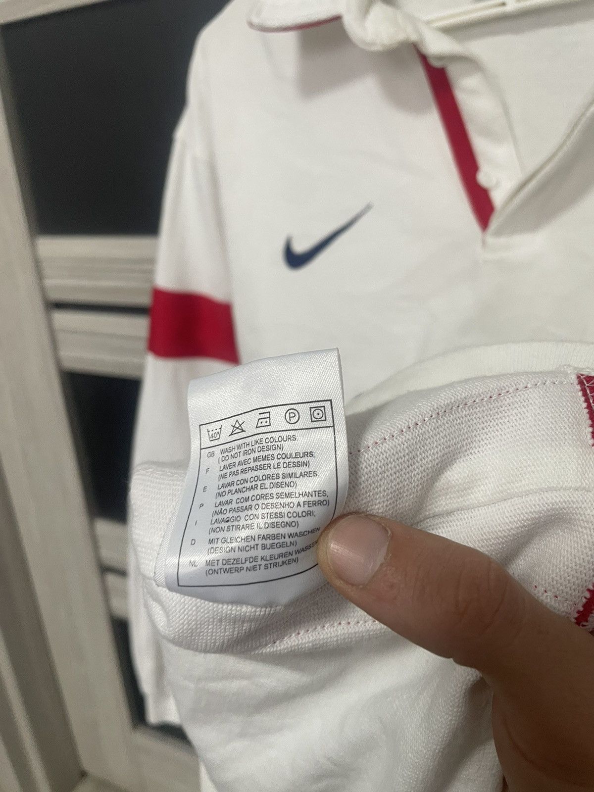 Nike × Vintage Vintage Nike 1997 England Rugby Team Jersey Longsleeve Size US M / EU 48-50 / 2 - 14 Thumbnail