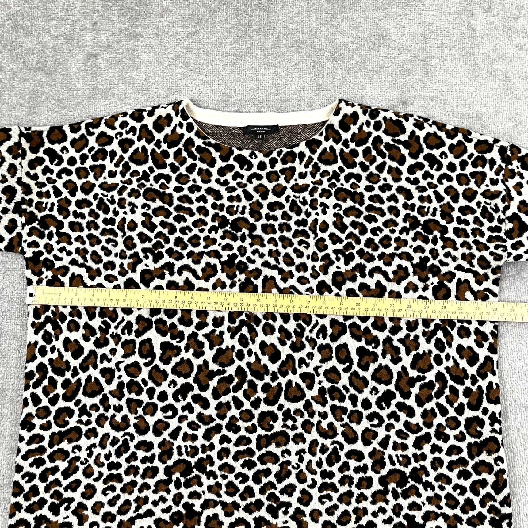 Vintage VINTAGE Weekend Max Mara Sweater Wool Animal Print Crew Neck Pullover Womens XL Size XL / US 12-14 / IT 48-50 - 5 Thumbnail