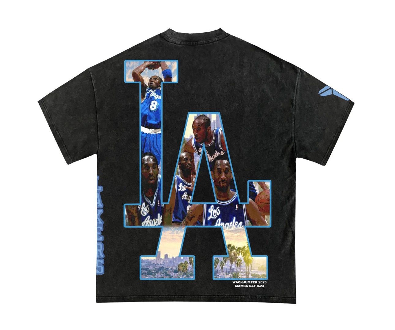 JAEE WACKJUMPER Kobe Blue Jersey Tee Sz L Size US L / EU 52-54 / 3 - 2 Thumbnail