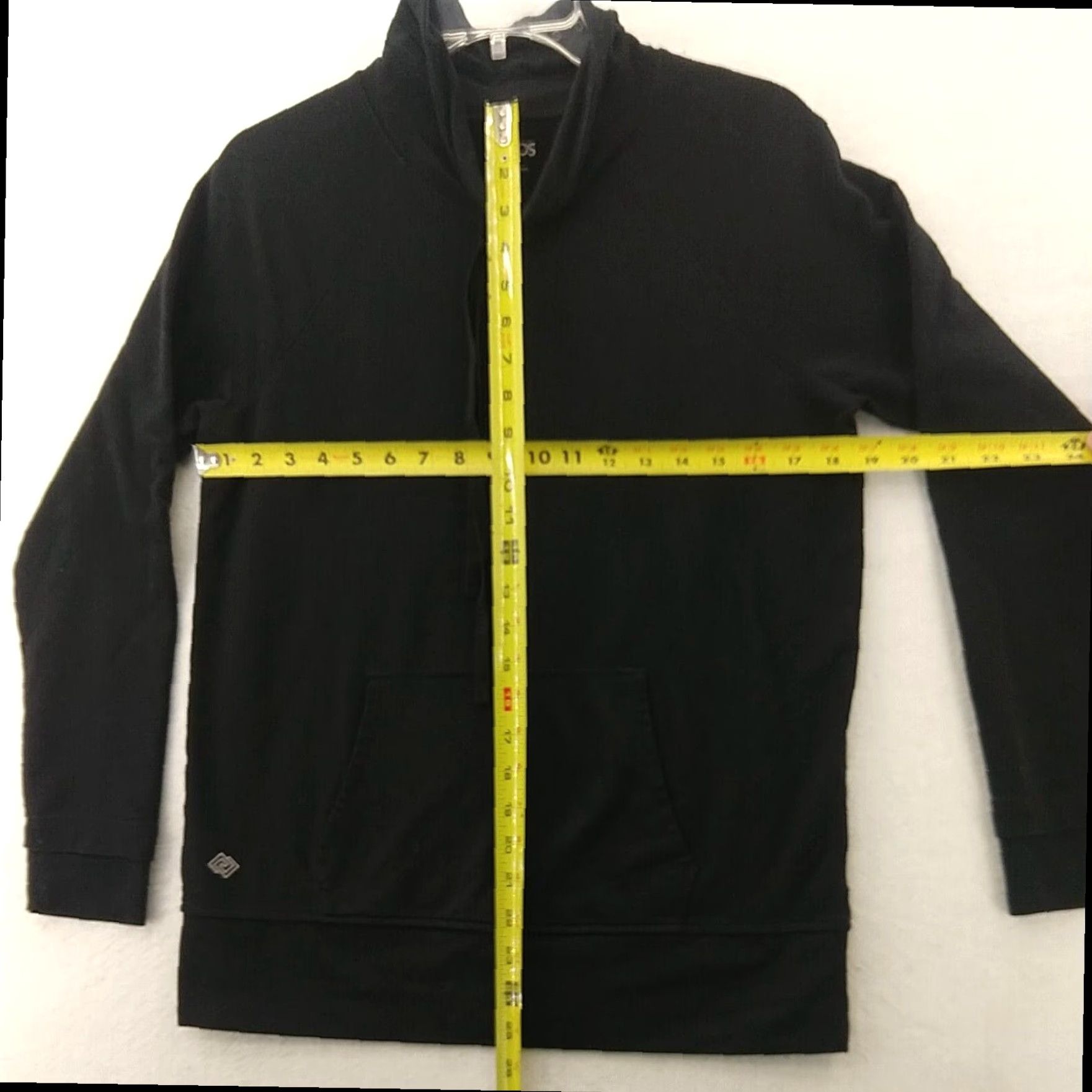 Vintage Zelos Black Mock Neck Pullover Small Women's Athletic Long Sleeve Yoga Fleece Size S / US 4 / IT 40 - 3 Thumbnail