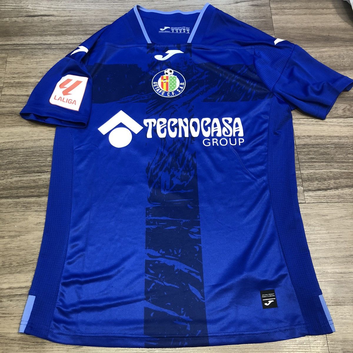 image of Joma x Soccer Jersey Getafe 23/24 Home Shirt 12 Greenwood in Blue, Men's (Size Medium)
