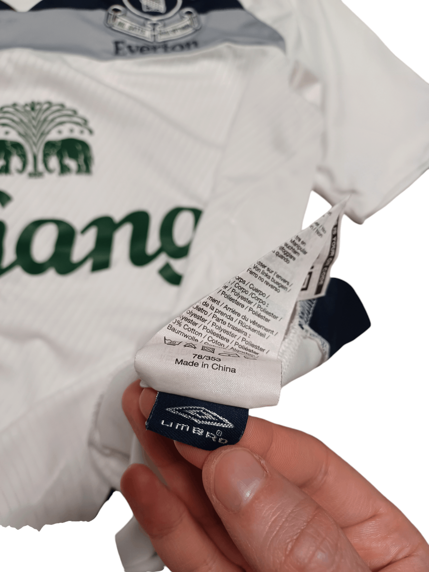 Umbro EVERTON CHANG UMBRO 2008-2009 SOCCER JERSEY FOOTBALL Size US S / EU 44-46 / 1 - 6 Thumbnail
