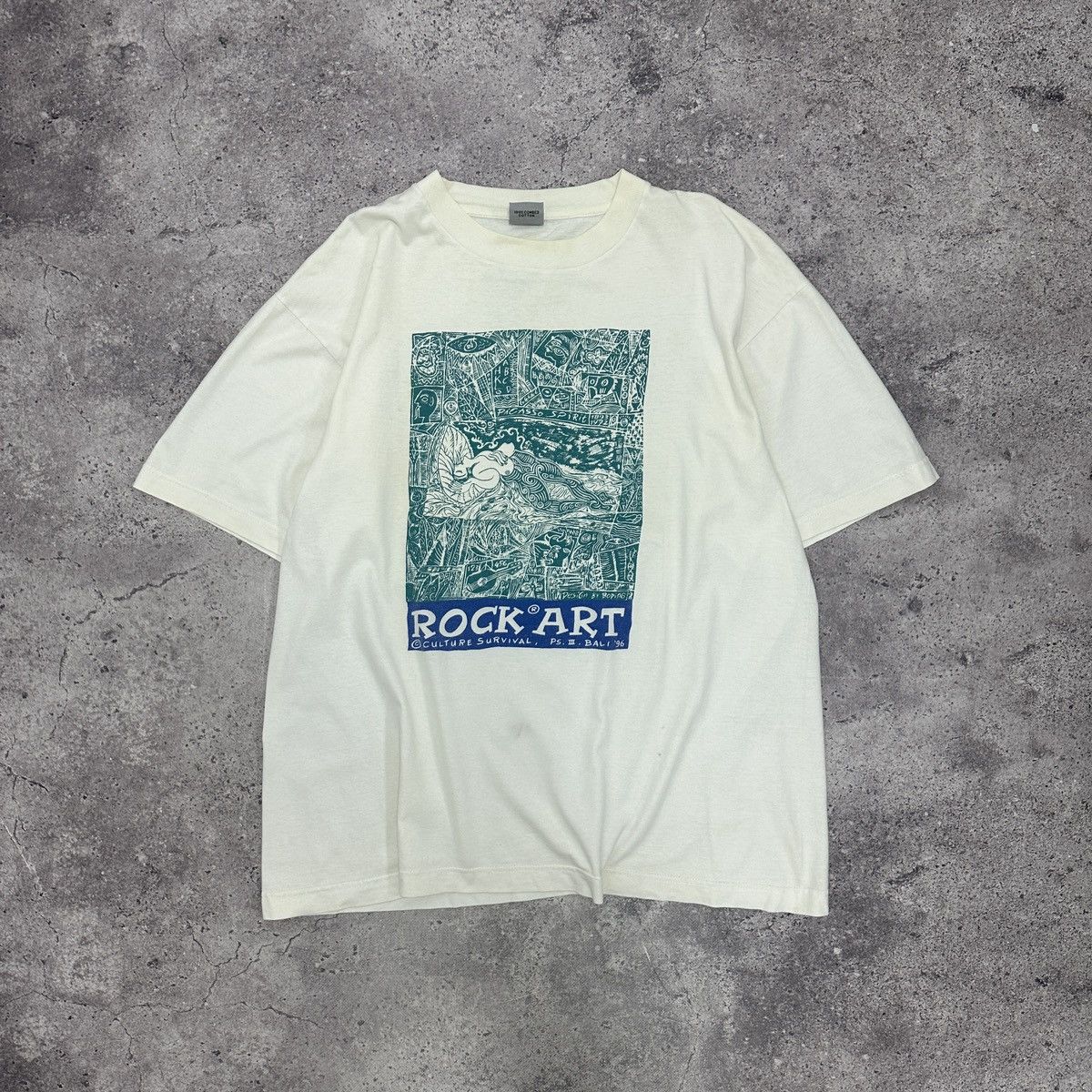 Vintage Vintage 90s Bali Rock Art tee Culture Survival Boping y2k og Size US XL / EU 56 / 4 - 1 Thumbnail
